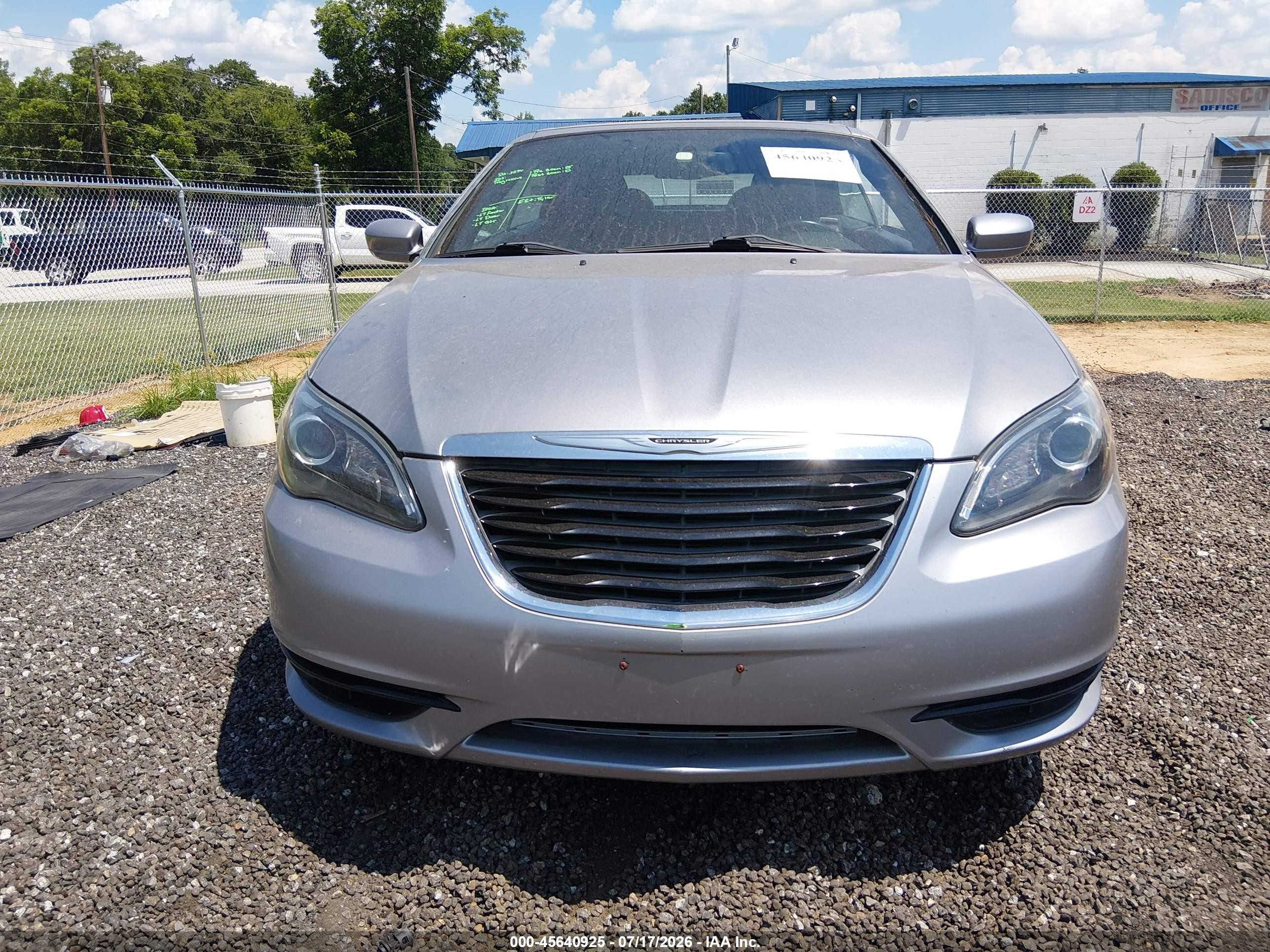 2013 Chrysler 200 S Silver vin: 1C3BCBGG2DN684996