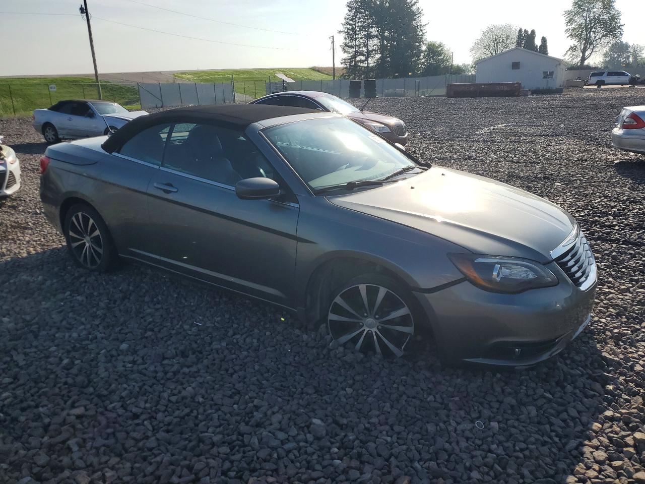 2012 Chrysler 200 S Gray vin: 1C3BCBGG3CN321914