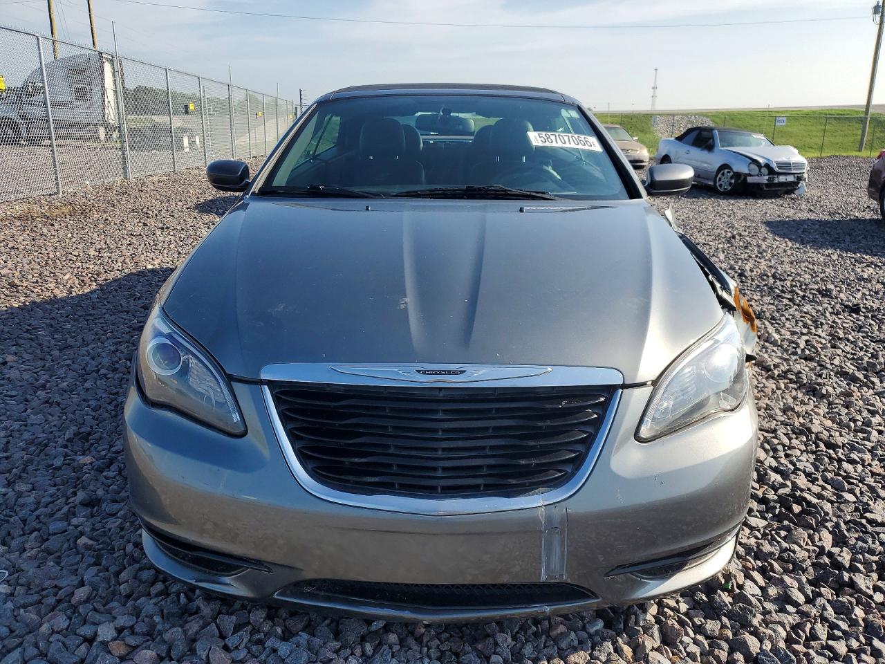 2012 Chrysler 200 S Gray vin: 1C3BCBGG3CN321914