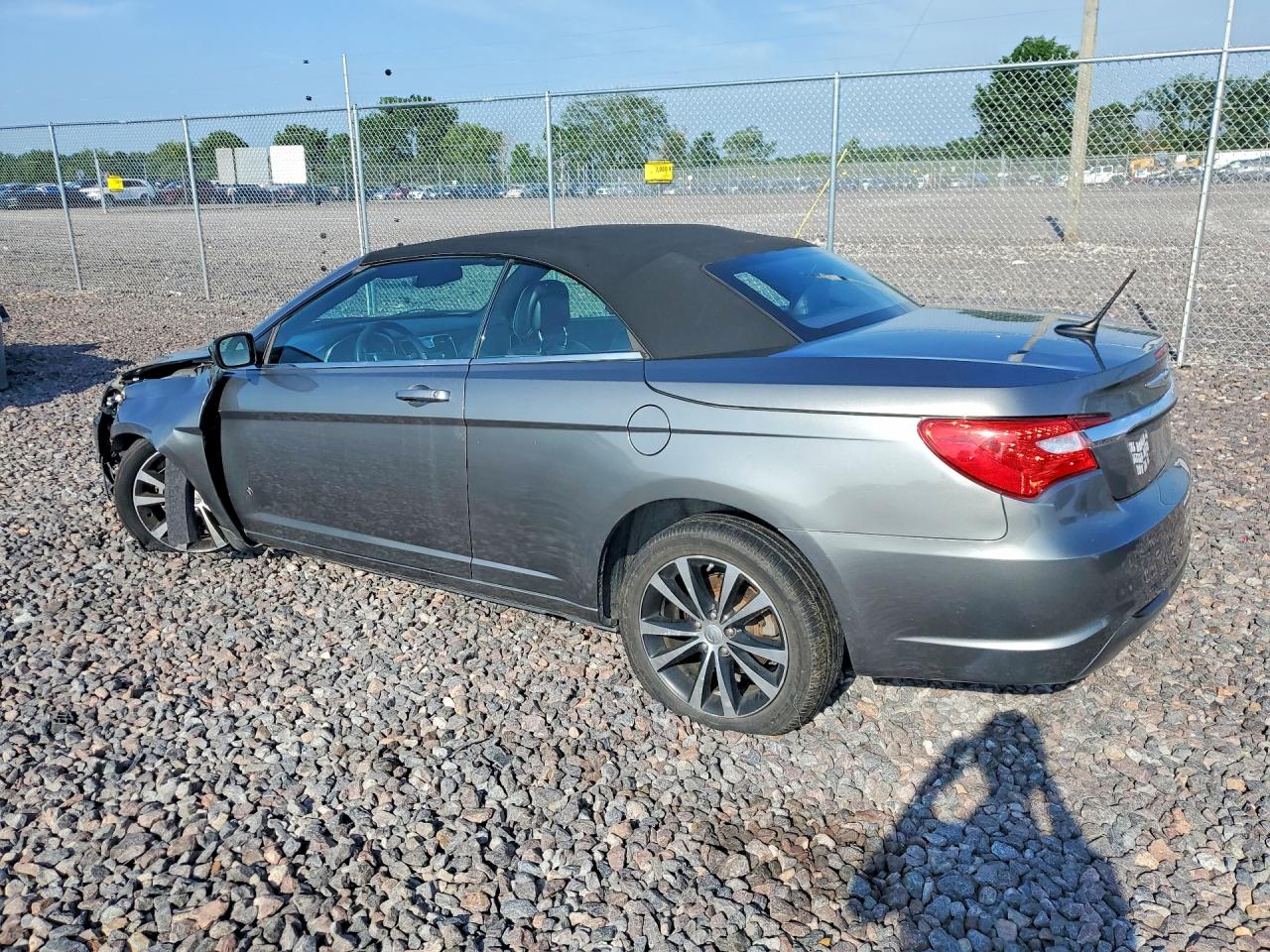 2012 Chrysler 200 S Gray vin: 1C3BCBGG3CN321914