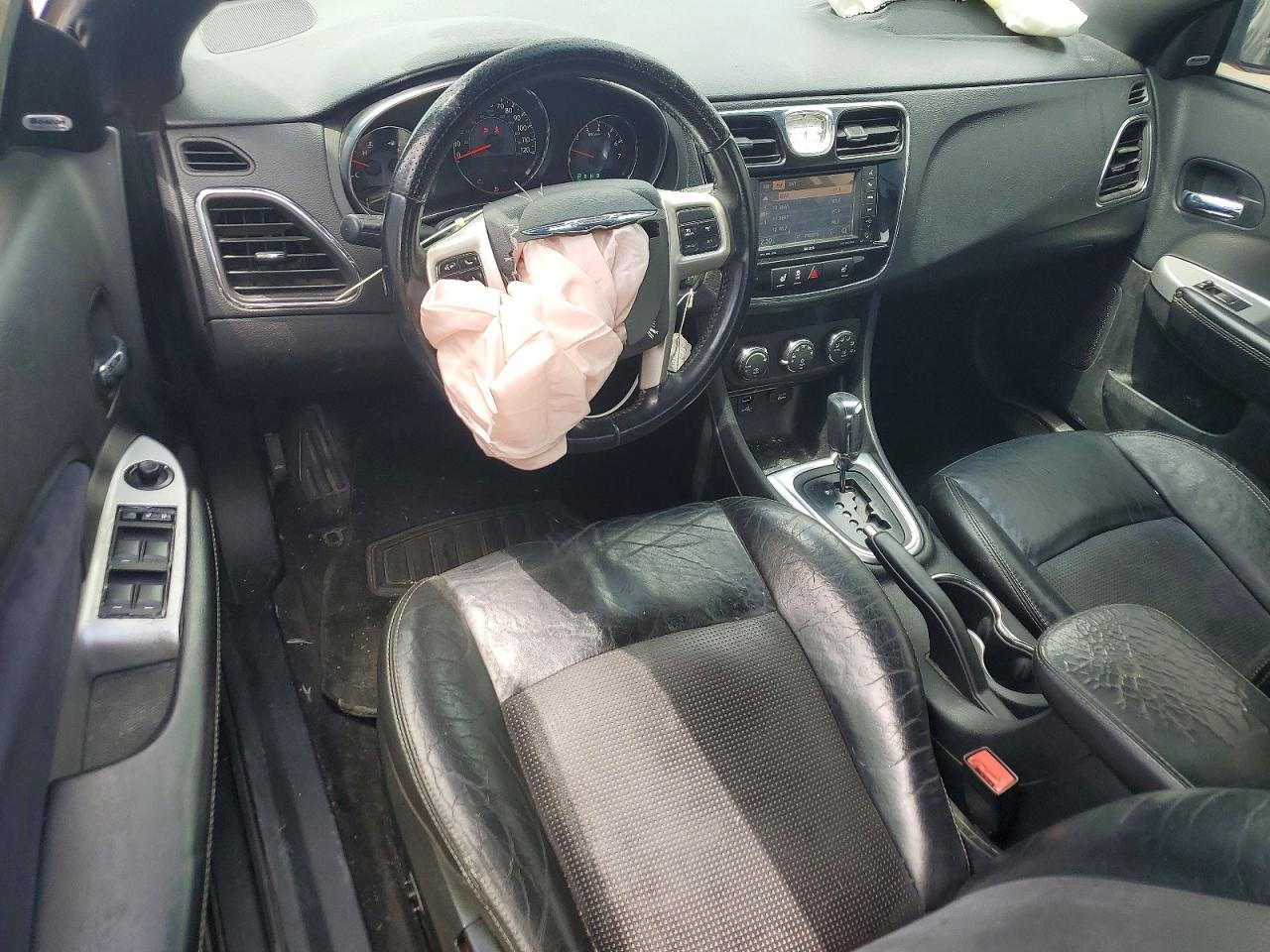 2013 Chrysler 200 S Gray vin: 1C3BCBGGXDN655374