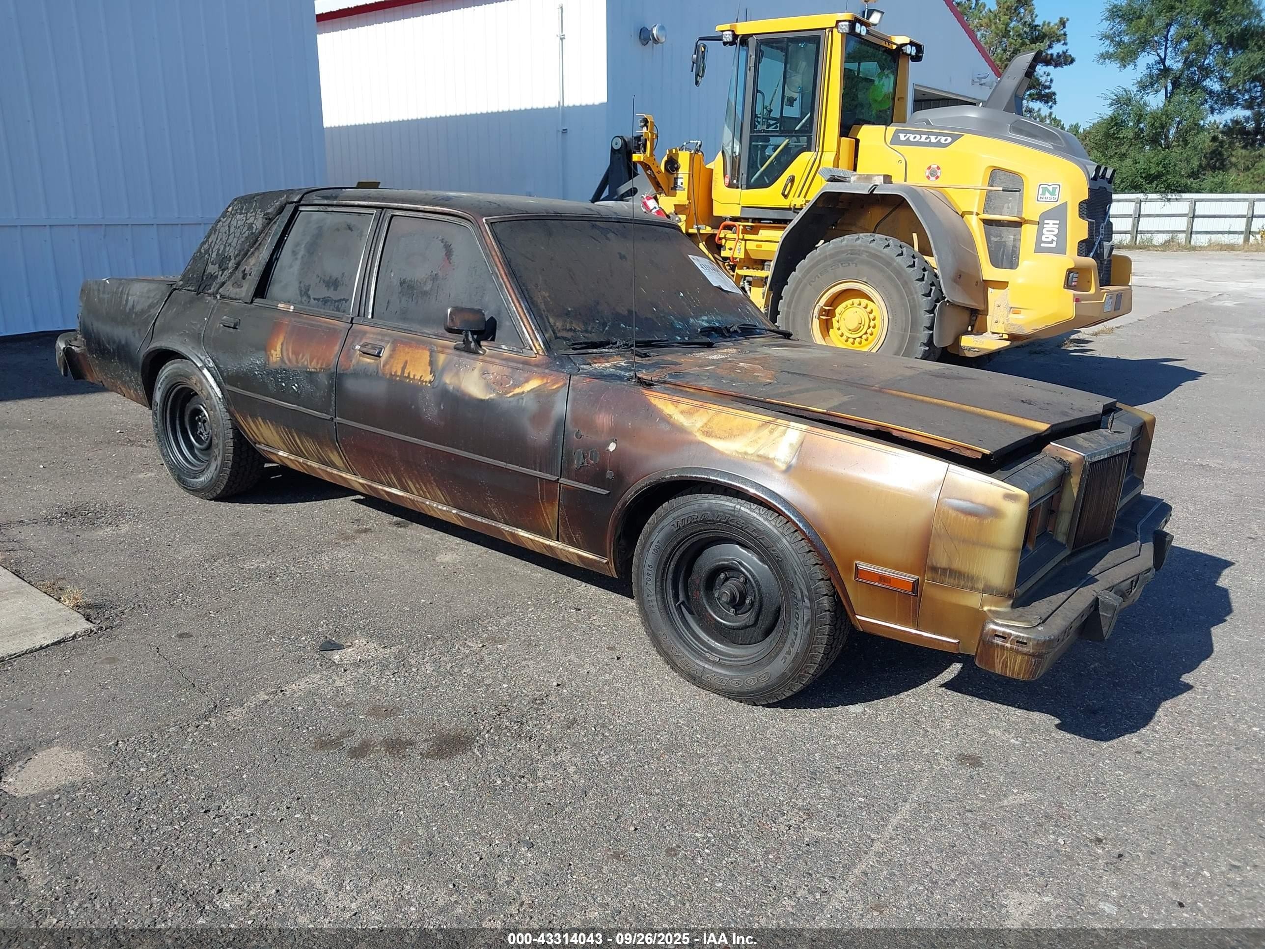 1987 Chrysler Fifth Avenue   Silver vin: 1C3BF66P1HX727136