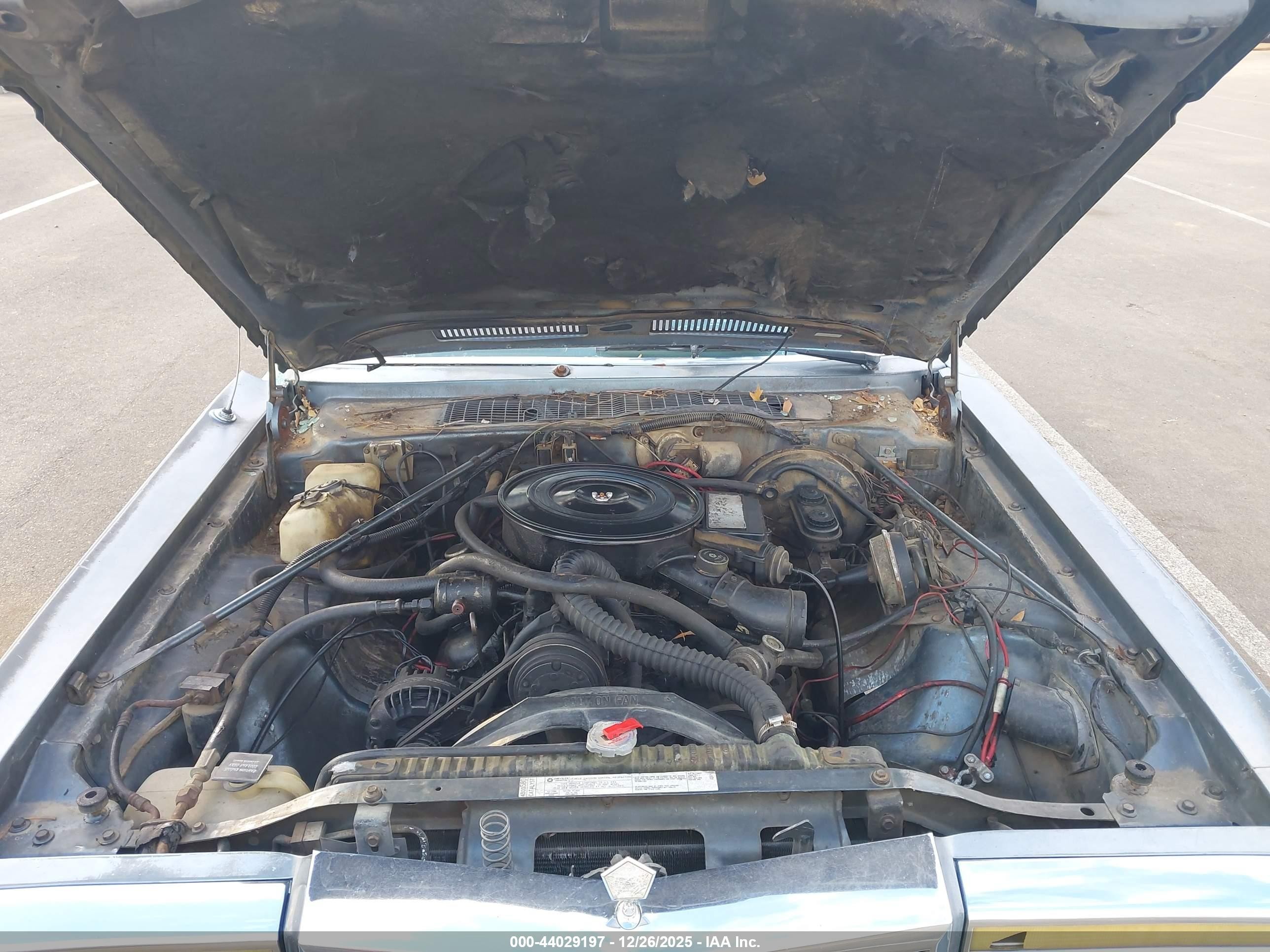 1987 Chrysler Fifth Avenue   Teal vin: 1C3BF66P2HX718915