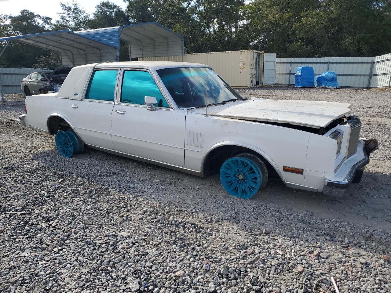 1986 Chrysler Fifth Avenue White vin: 1C3BF66P5GX521316