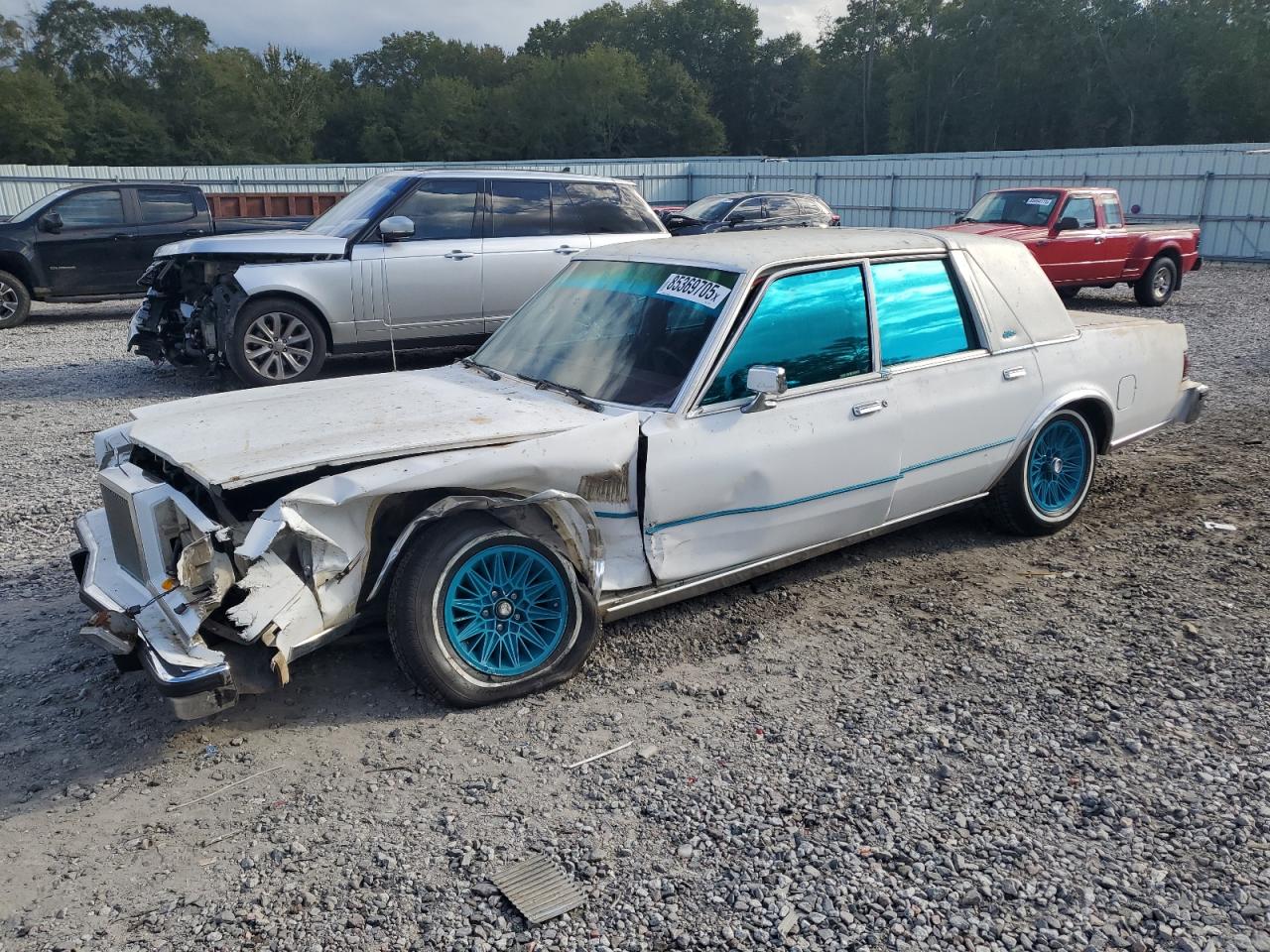 1986 Chrysler Fifth Avenue White vin: 1C3BF66P5GX521316