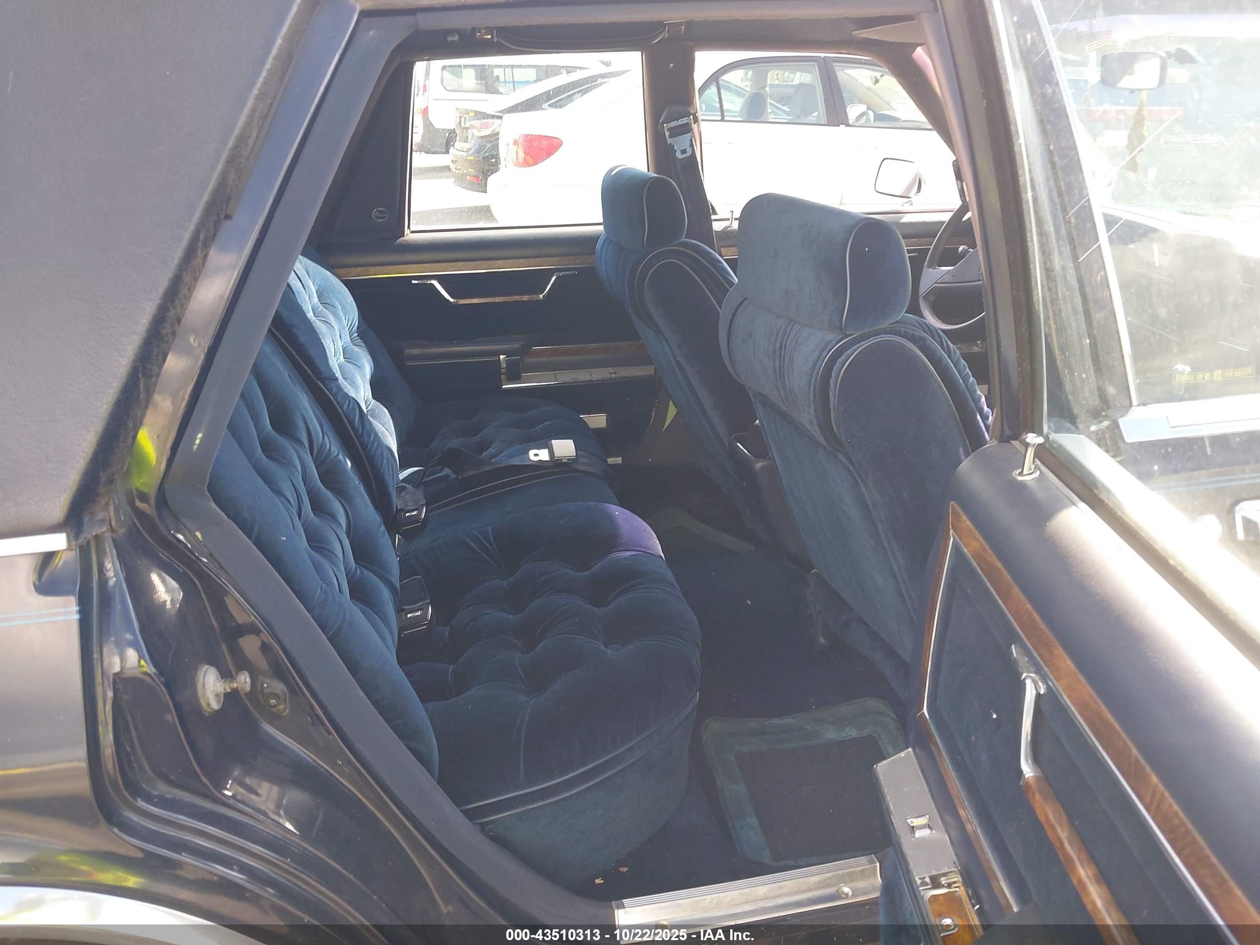 1987 Chrysler Fifth Avenue   Dark Blue vin: 1C3BF66P6HX747575