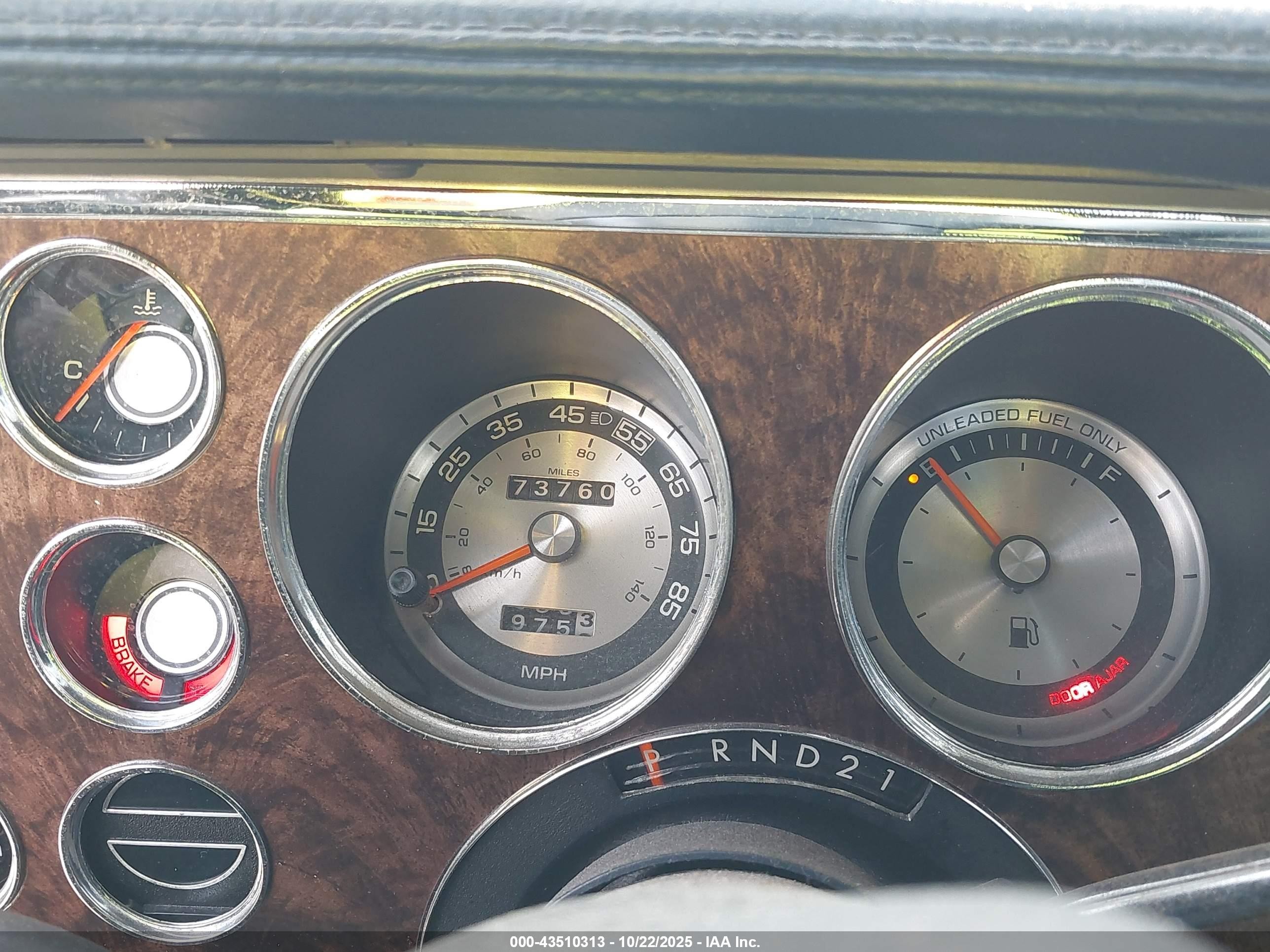 1987 Chrysler Fifth Avenue   Dark Blue vin: 1C3BF66P6HX747575