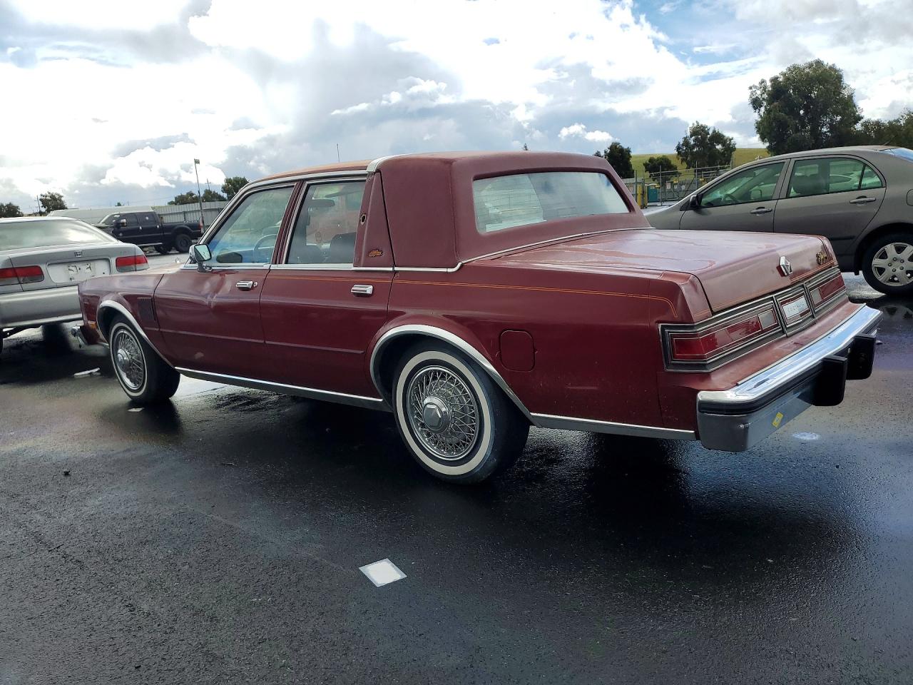 1987 Chrysler Fifth Avenue Red vin: 1C3BF66P8HX763728