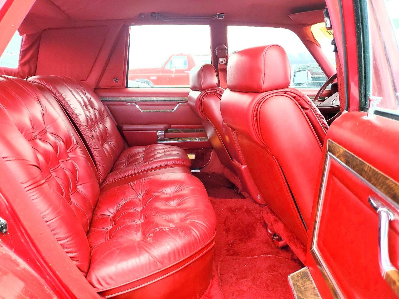 1987 Chrysler Fifth Avenue Red vin: 1C3BF66P8HX763728