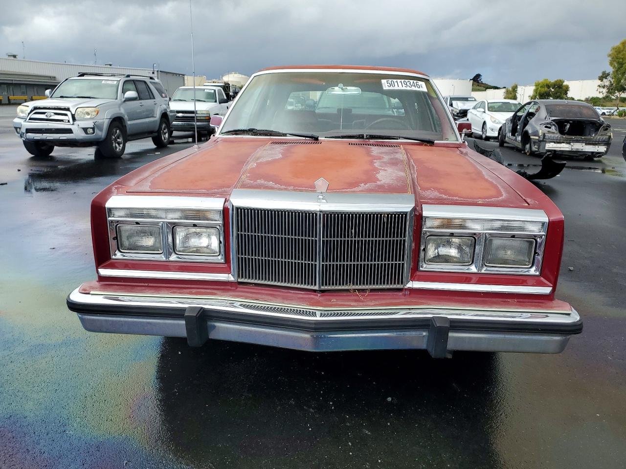 1987 Chrysler Fifth Avenue Red vin: 1C3BF66P8HX763728