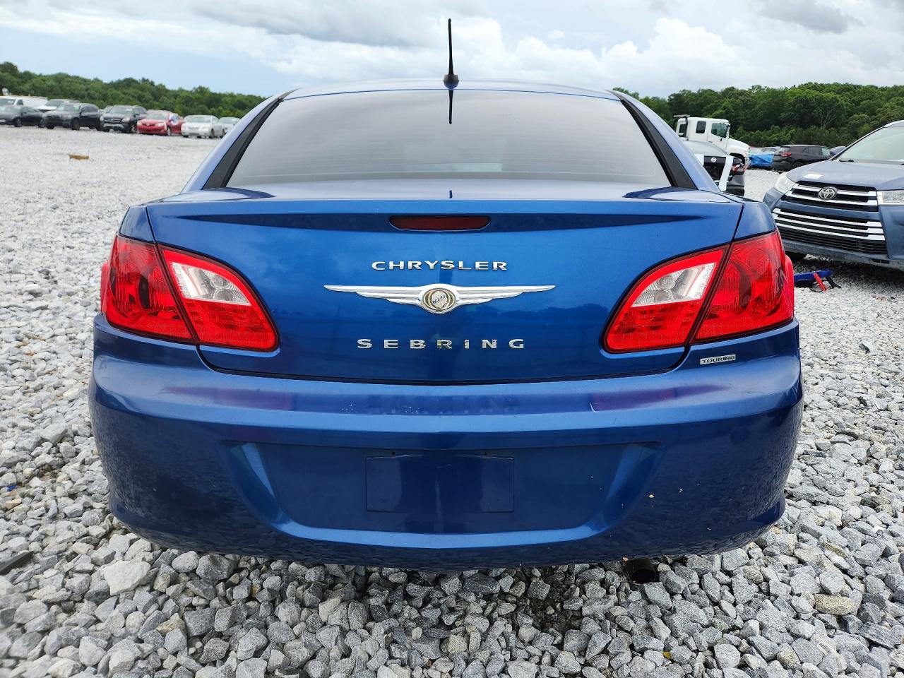 2010 Chrysler Sebring Touring Blue vin: 1C3CC4FB0AN120104