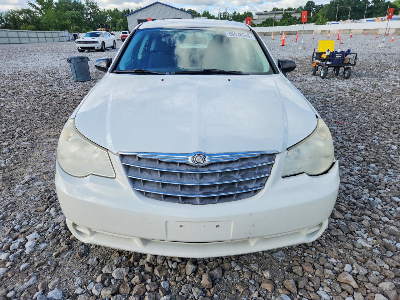 2010 Chrysler Sebring Touring White vin: 1C3CC4FB1AN140443