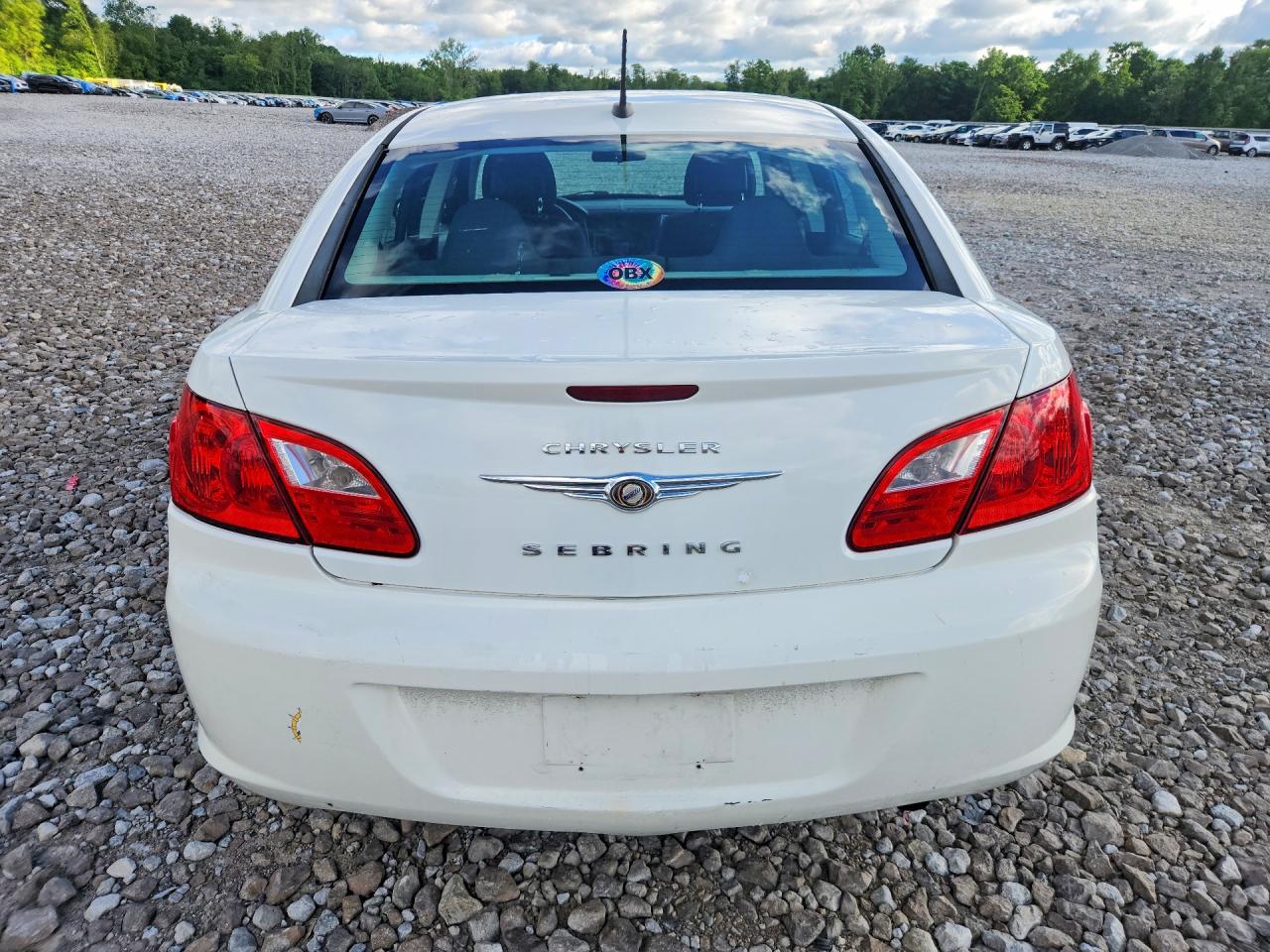 2010 Chrysler Sebring Touring White vin: 1C3CC4FB1AN140443