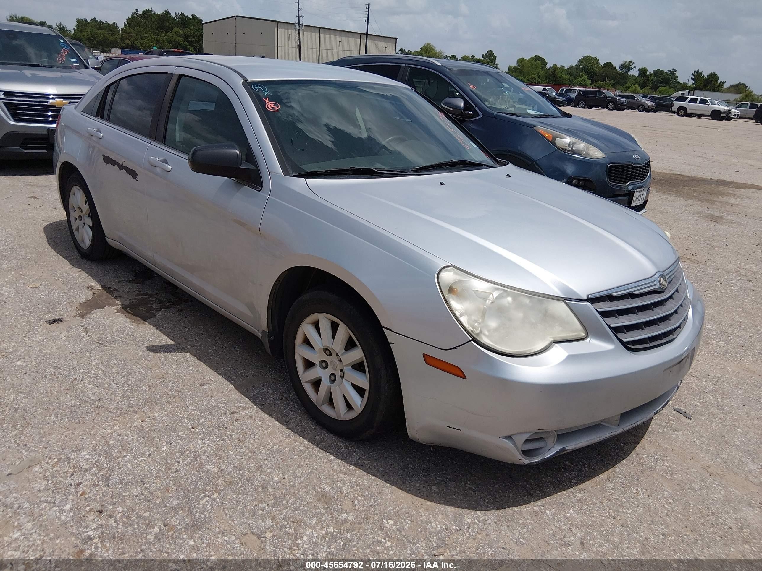 2010 Chrysler Sebring Touring Серебряный vin: 1C3CC4FB1AN183809