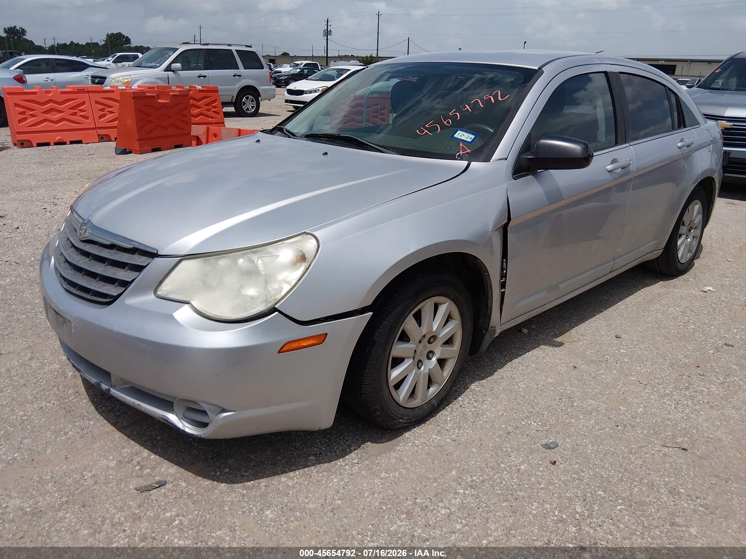 2010 Chrysler Sebring Touring Серебряный vin: 1C3CC4FB1AN183809