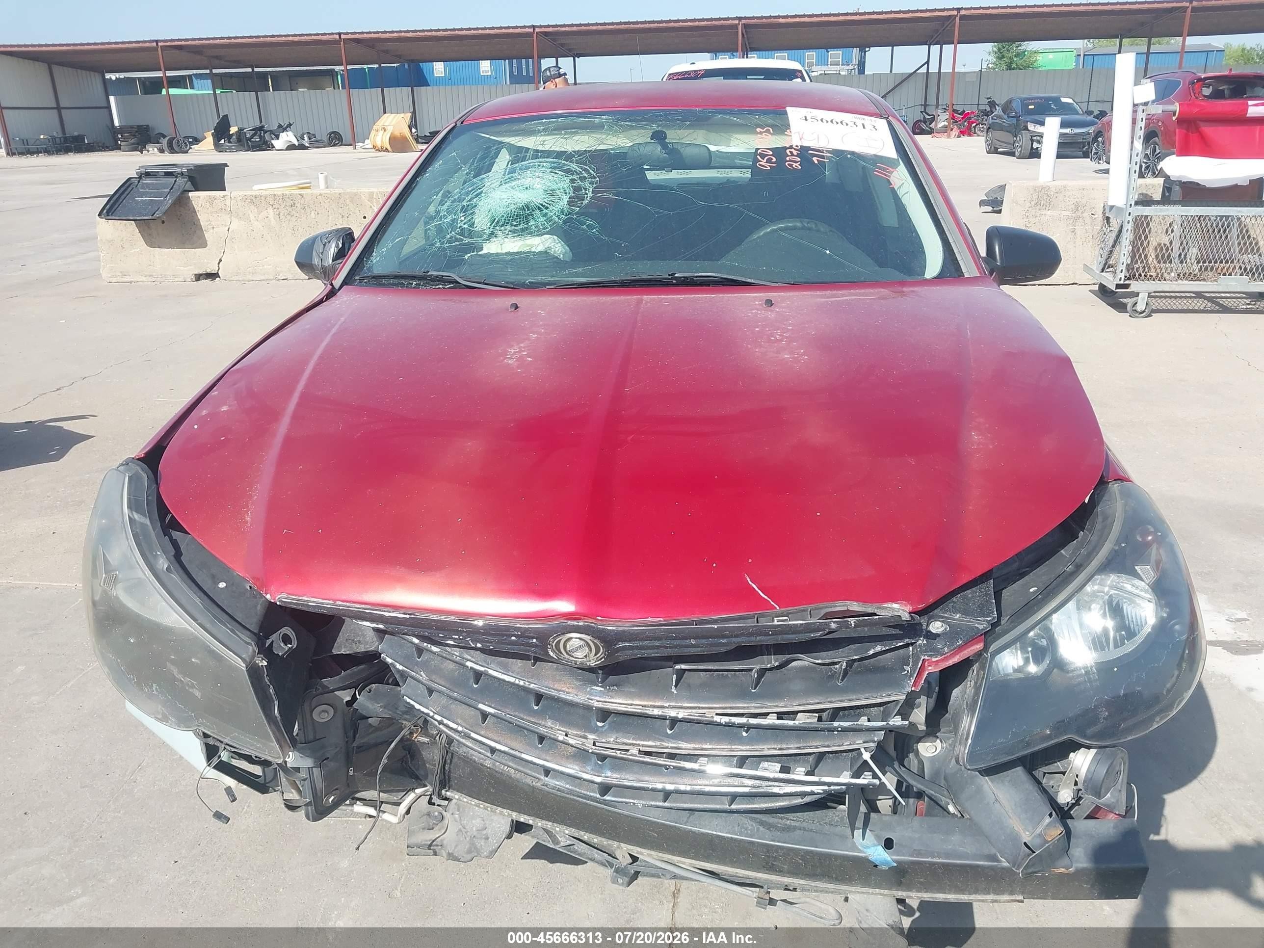 2010 Chrysler Sebring Touring Burgundy vin: 1C3CC4FB5AN207206