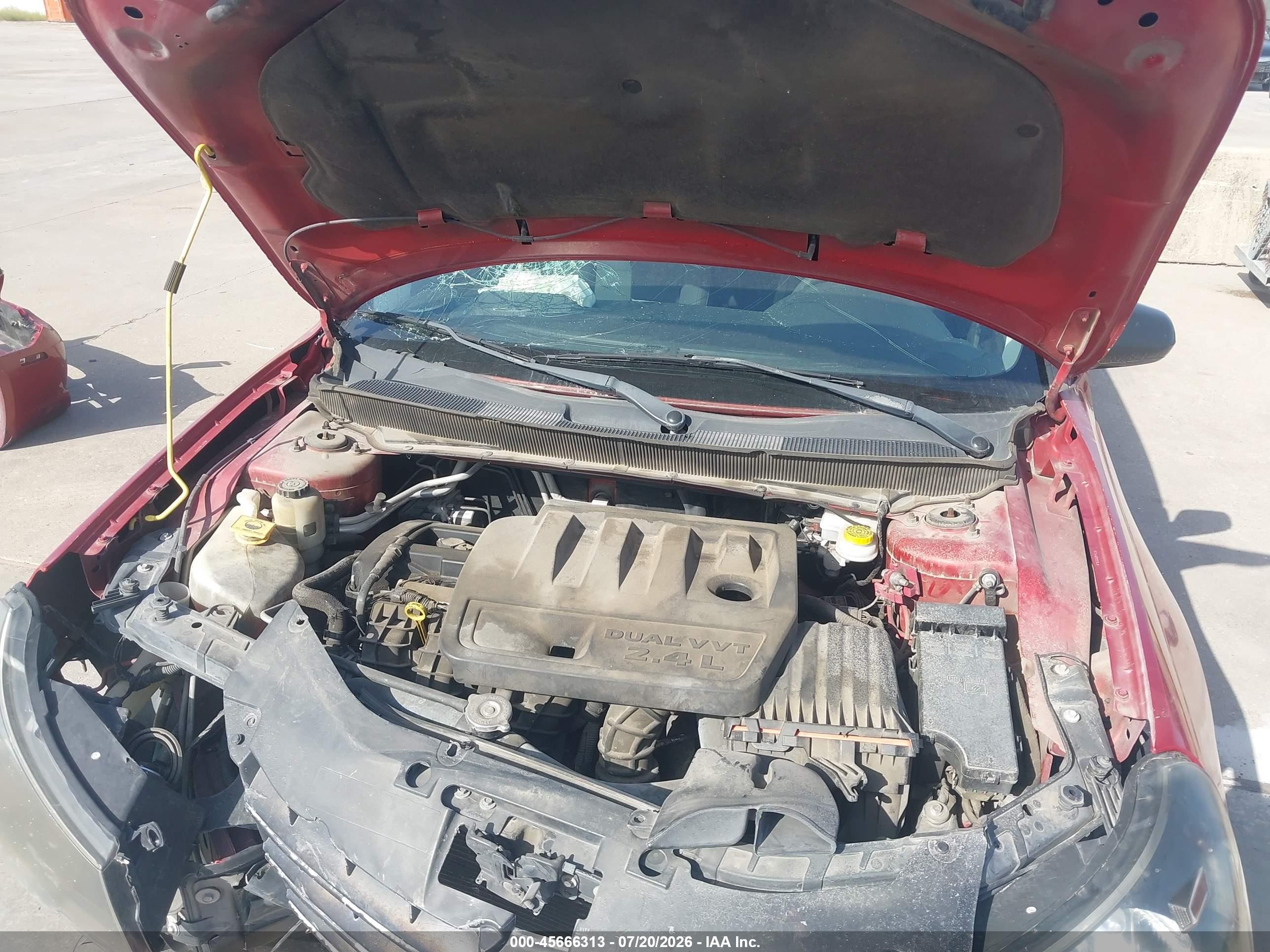 2010 Chrysler Sebring Touring Burgundy vin: 1C3CC4FB5AN207206
