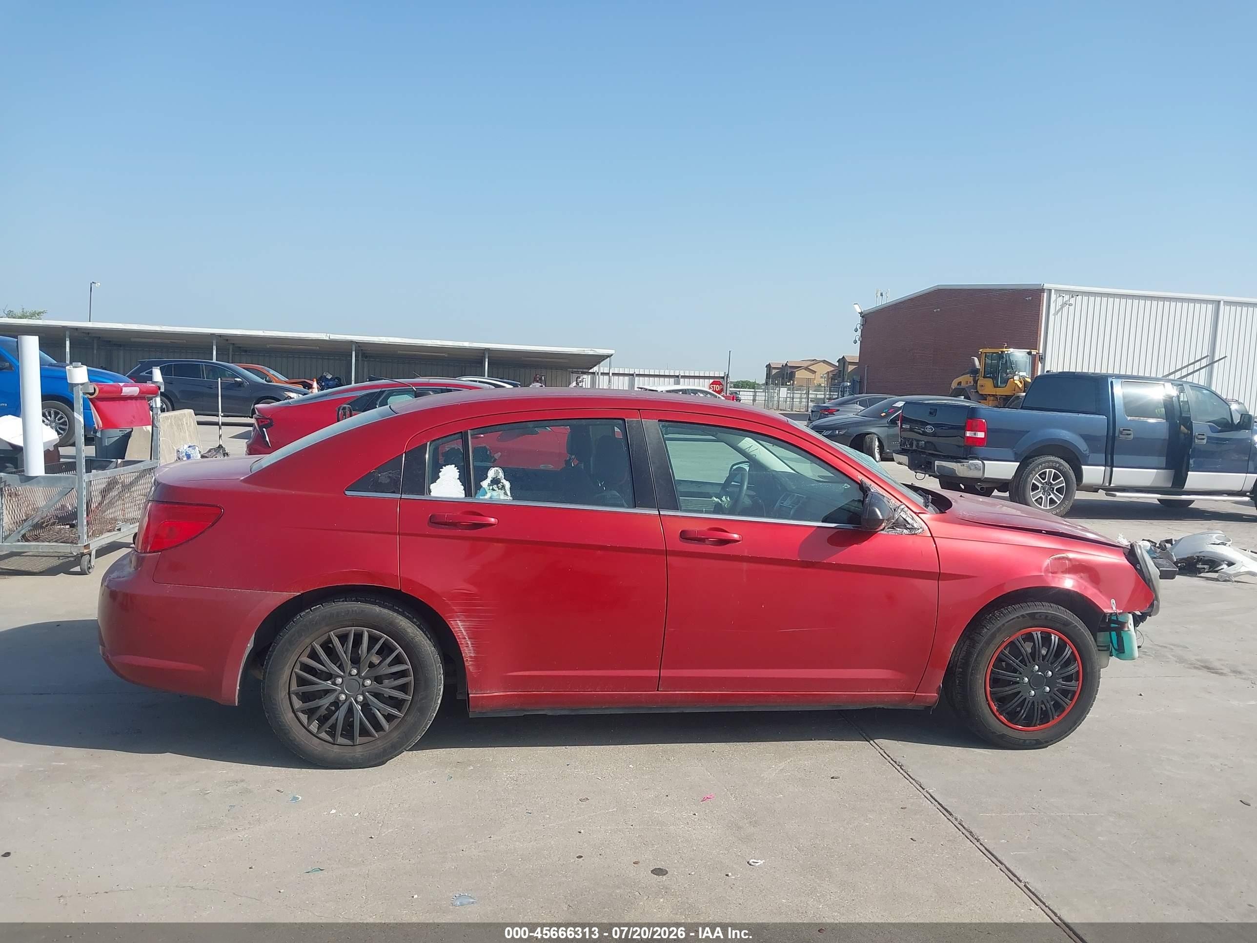 2010 Chrysler Sebring Touring Burgundy vin: 1C3CC4FB5AN207206