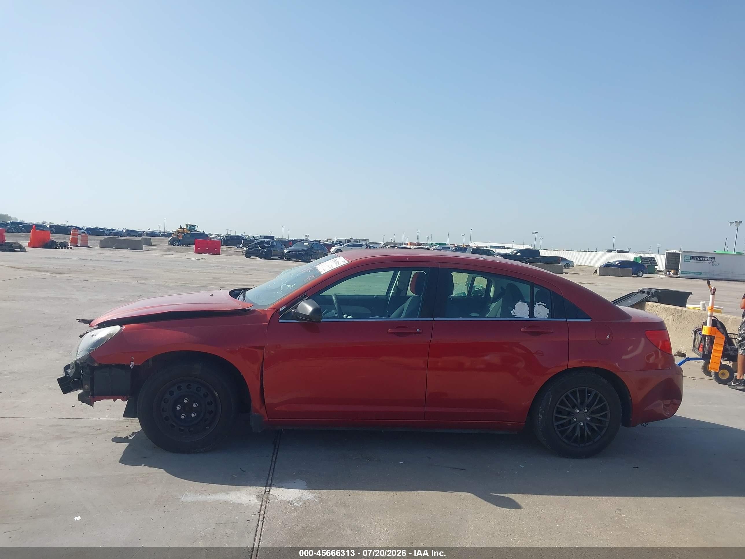 2010 Chrysler Sebring Touring Burgundy vin: 1C3CC4FB5AN207206