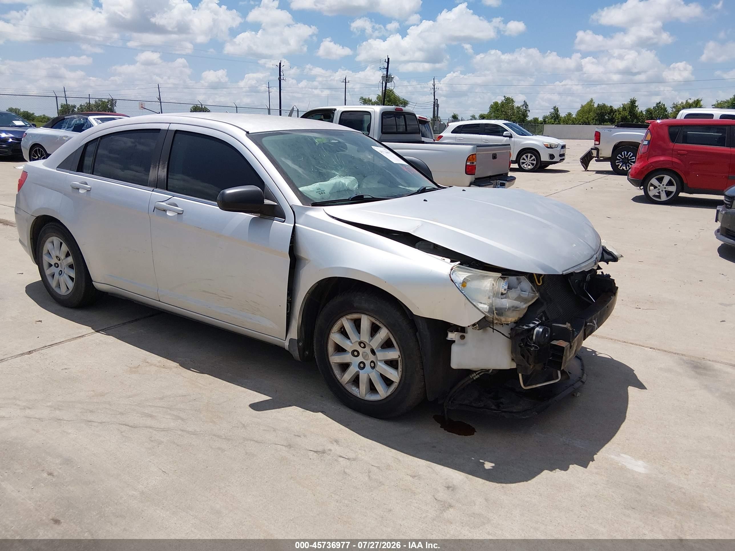 2010 Chrysler Sebring Touring Silver vin: 1C3CC4FB7AN134890