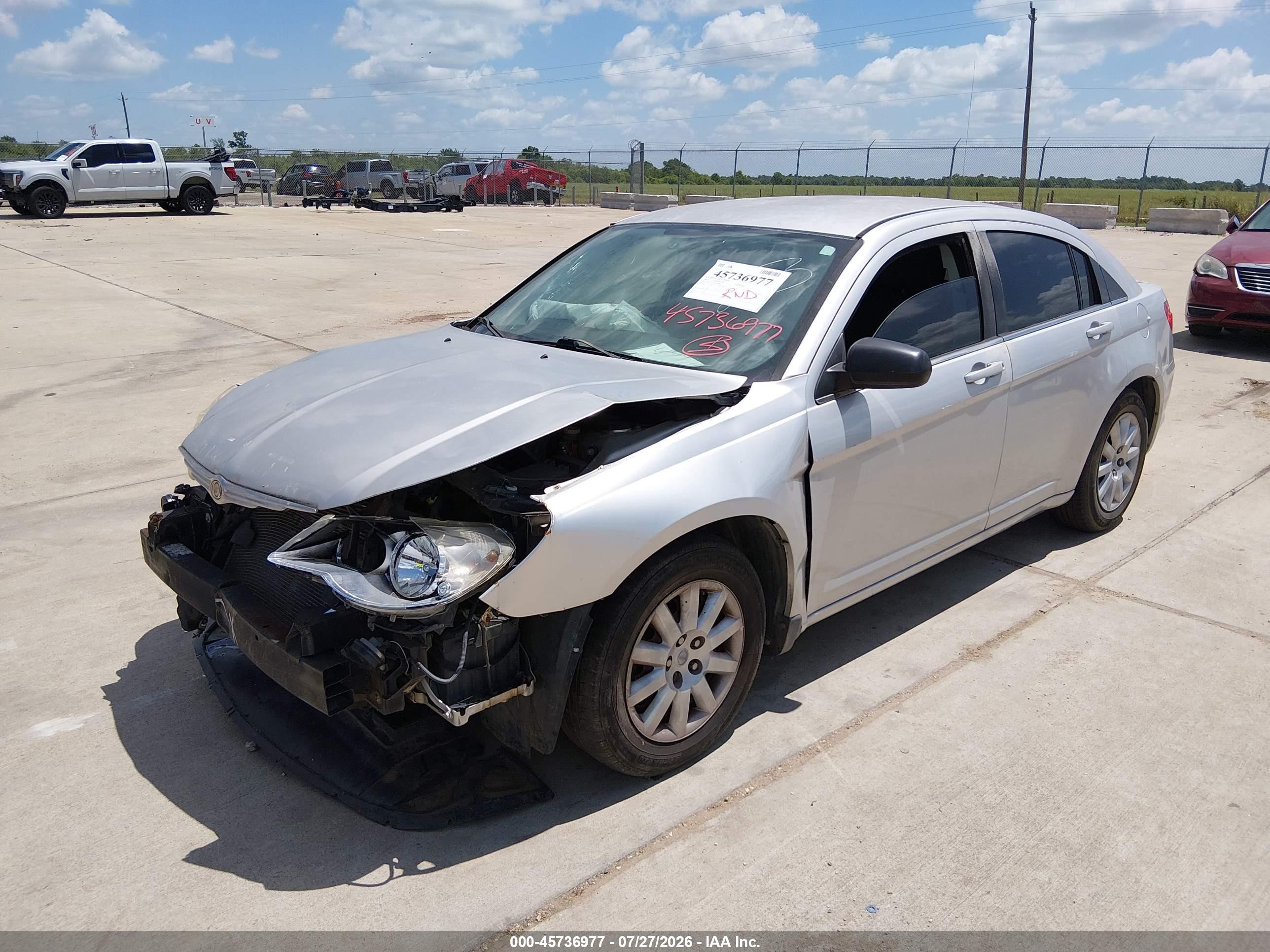 2010 Chrysler Sebring Touring Silver vin: 1C3CC4FB7AN134890