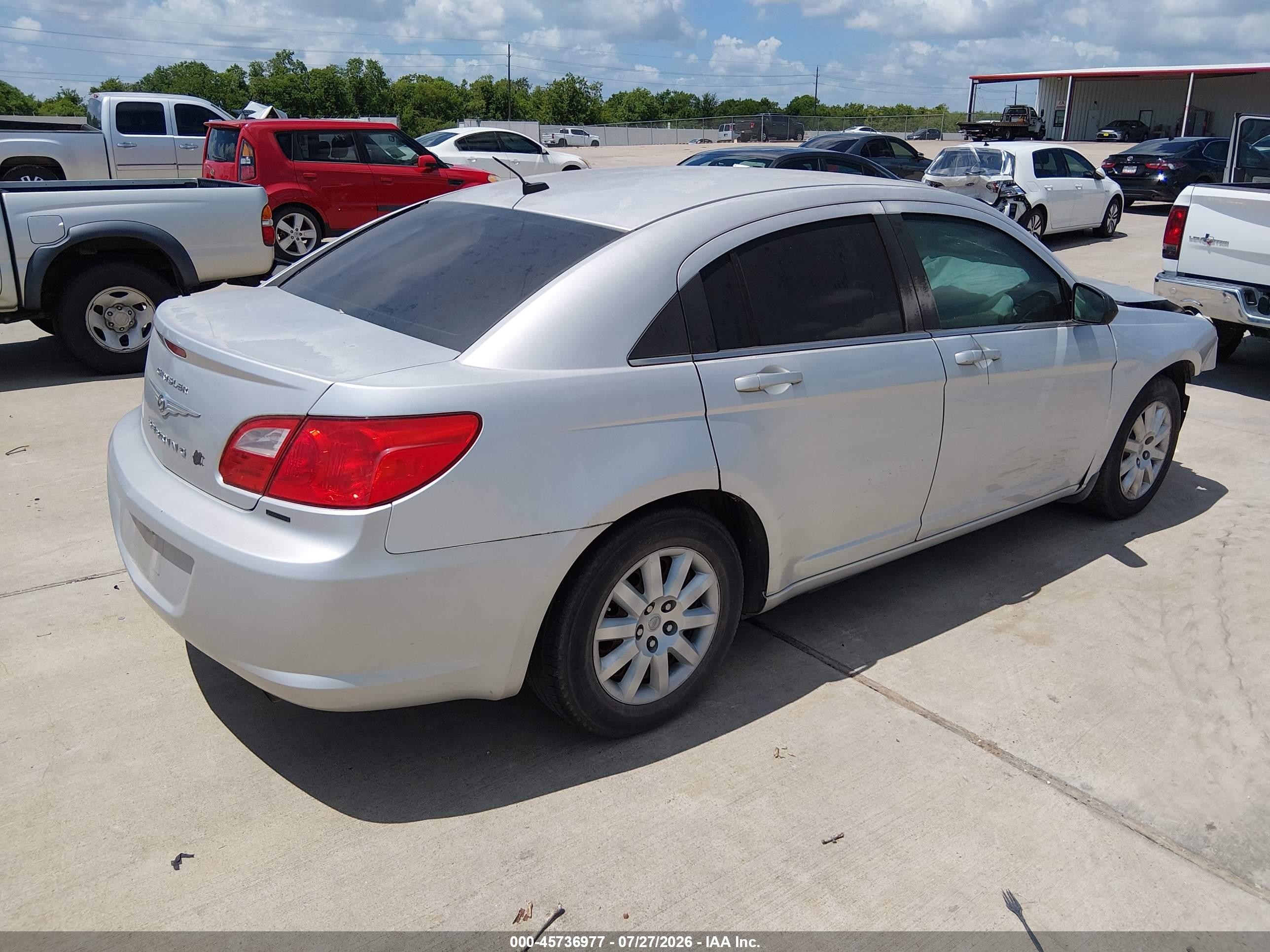 2010 Chrysler Sebring Touring Silver vin: 1C3CC4FB7AN134890