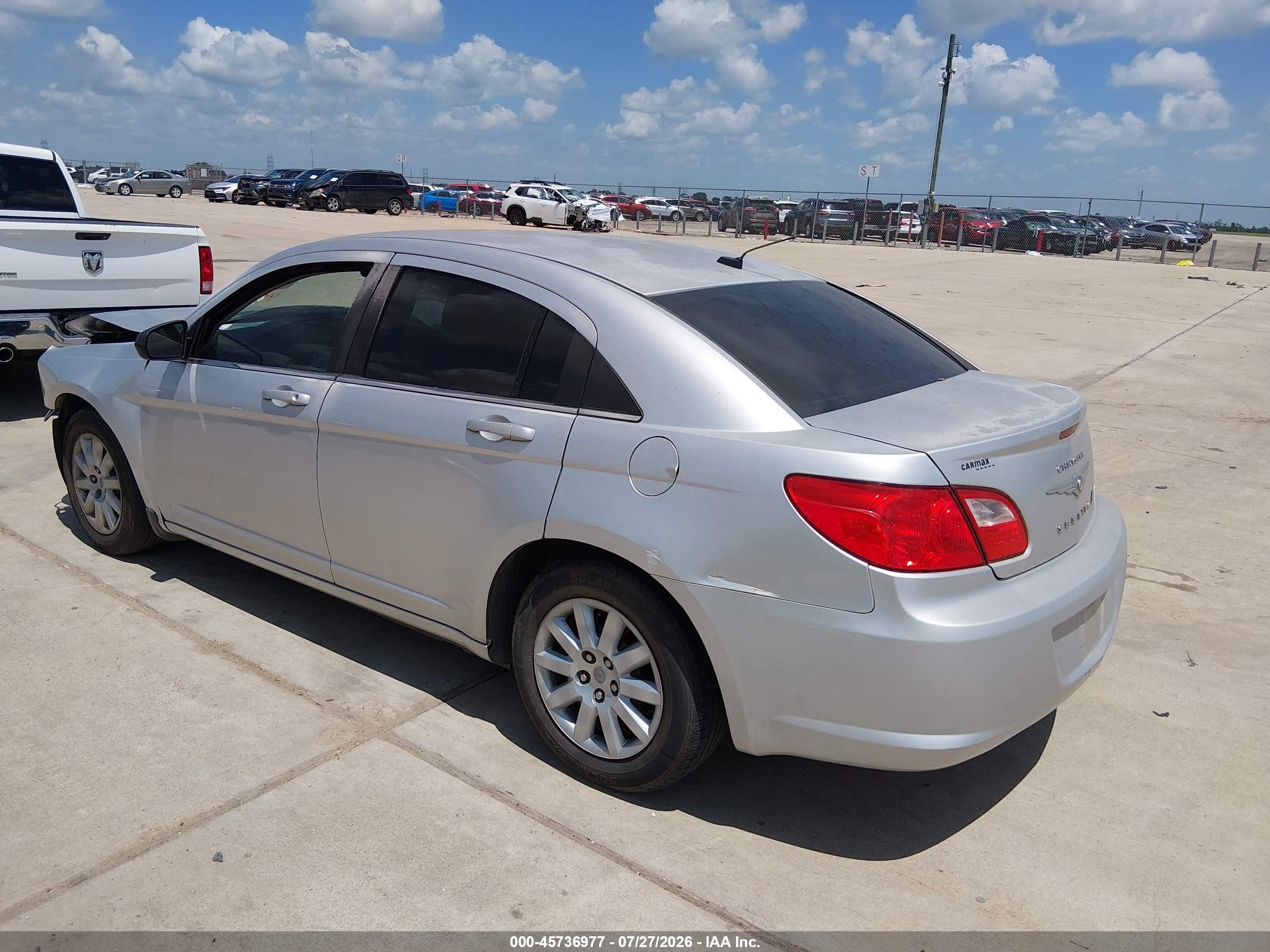 2010 Chrysler Sebring Touring Silver vin: 1C3CC4FB7AN134890