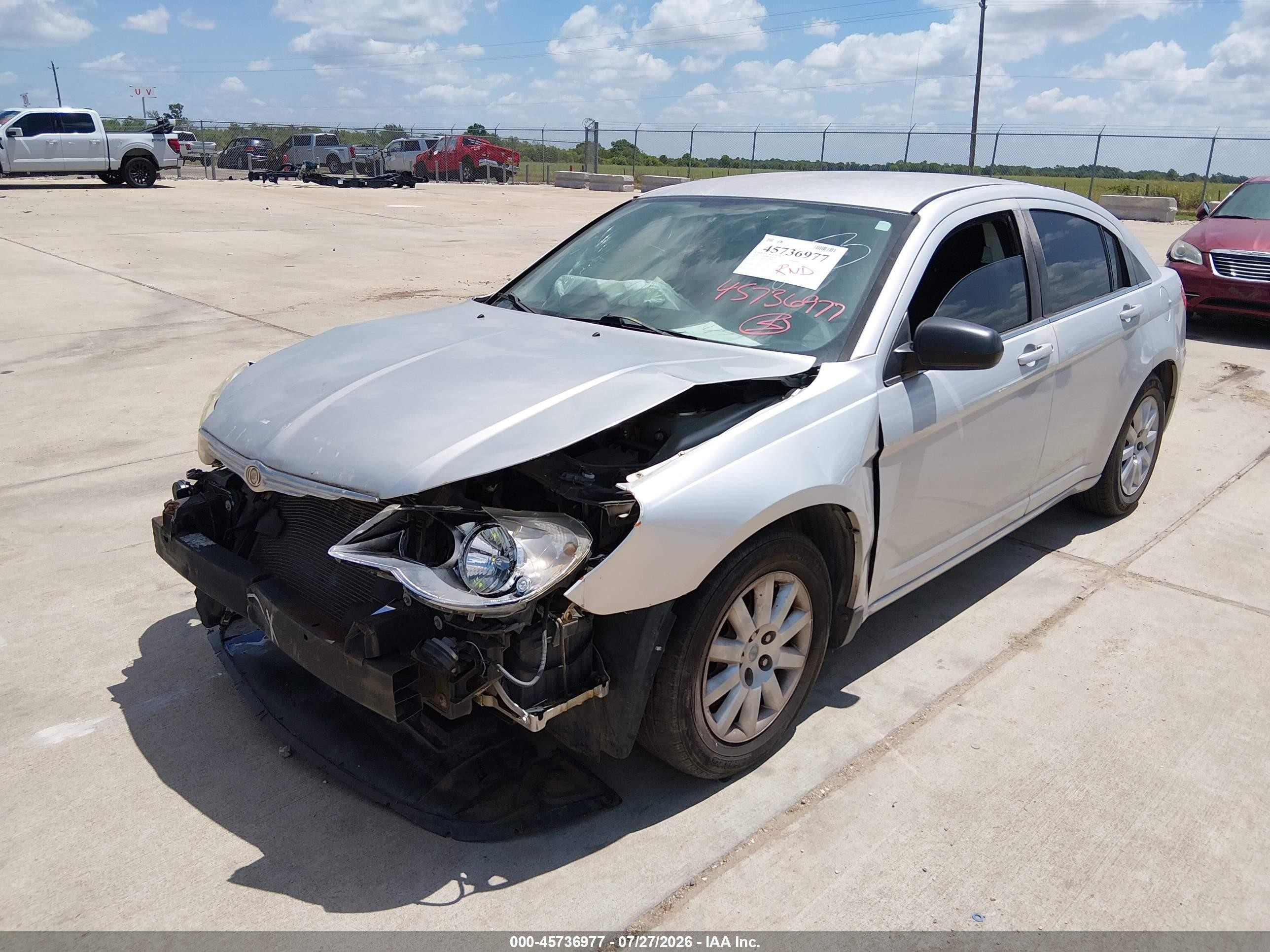 2010 Chrysler Sebring Touring Silver vin: 1C3CC4FB7AN134890