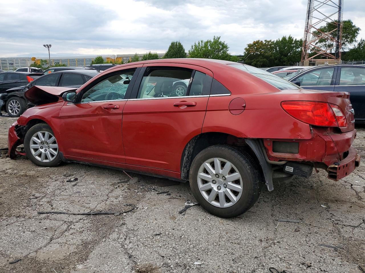 2010 Chrysler Sebring Touring Red vin: 1C3CC4FB8AN177134