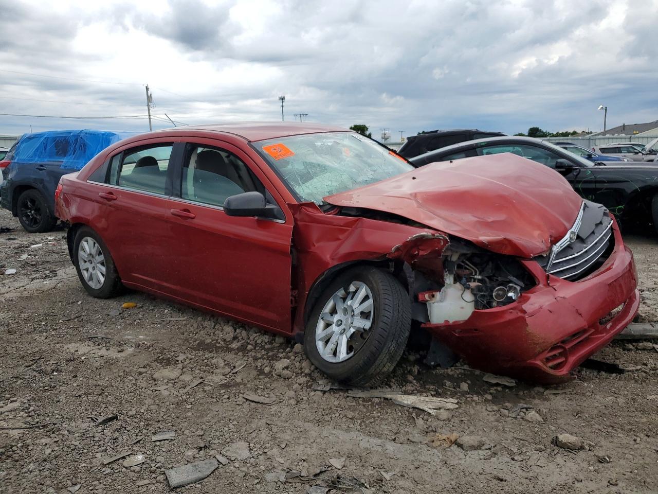 2010 Chrysler Sebring Touring Red vin: 1C3CC4FB8AN177134