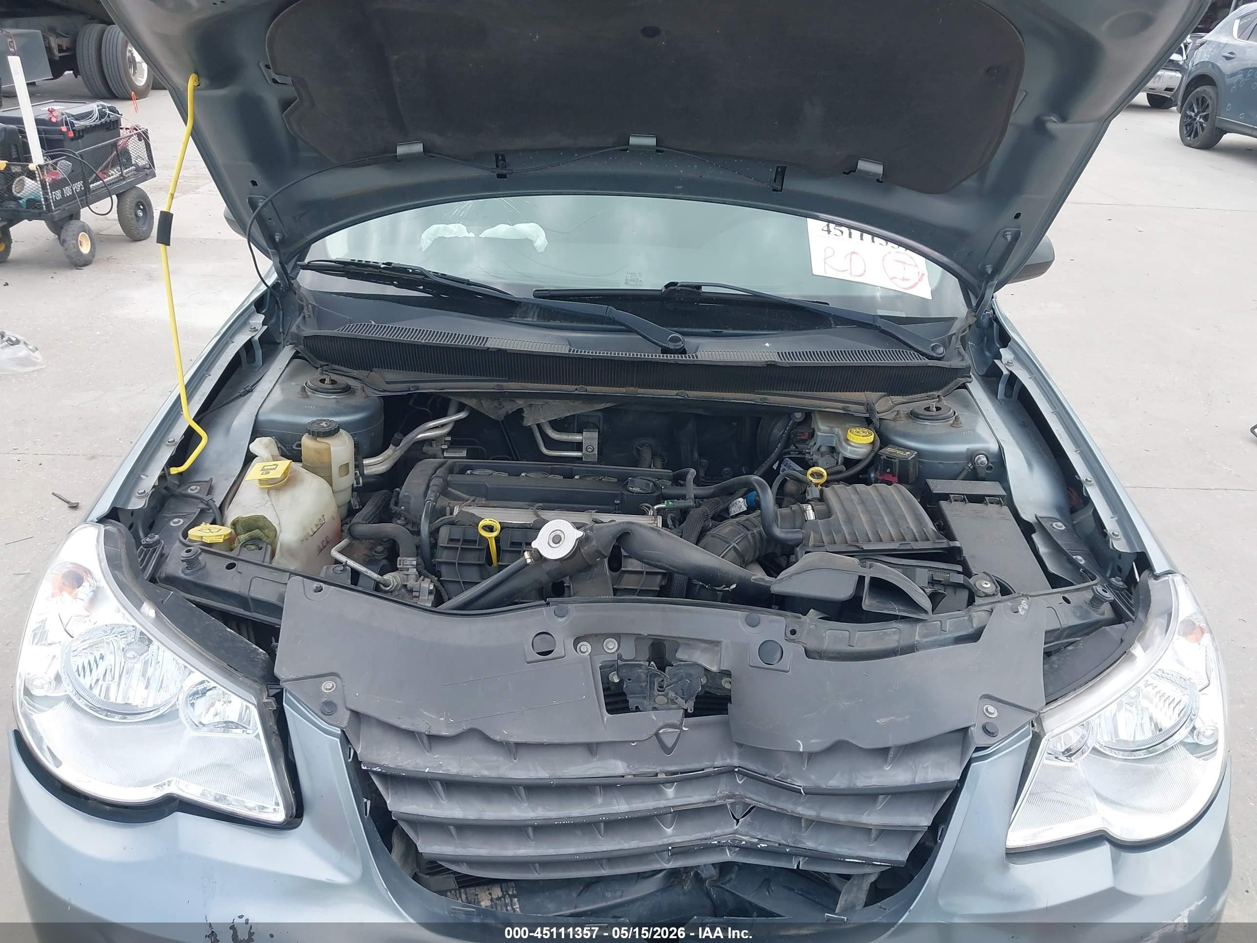 2010 Chrysler Sebring Touring Green vin: 1C3CC4FB8AN210519