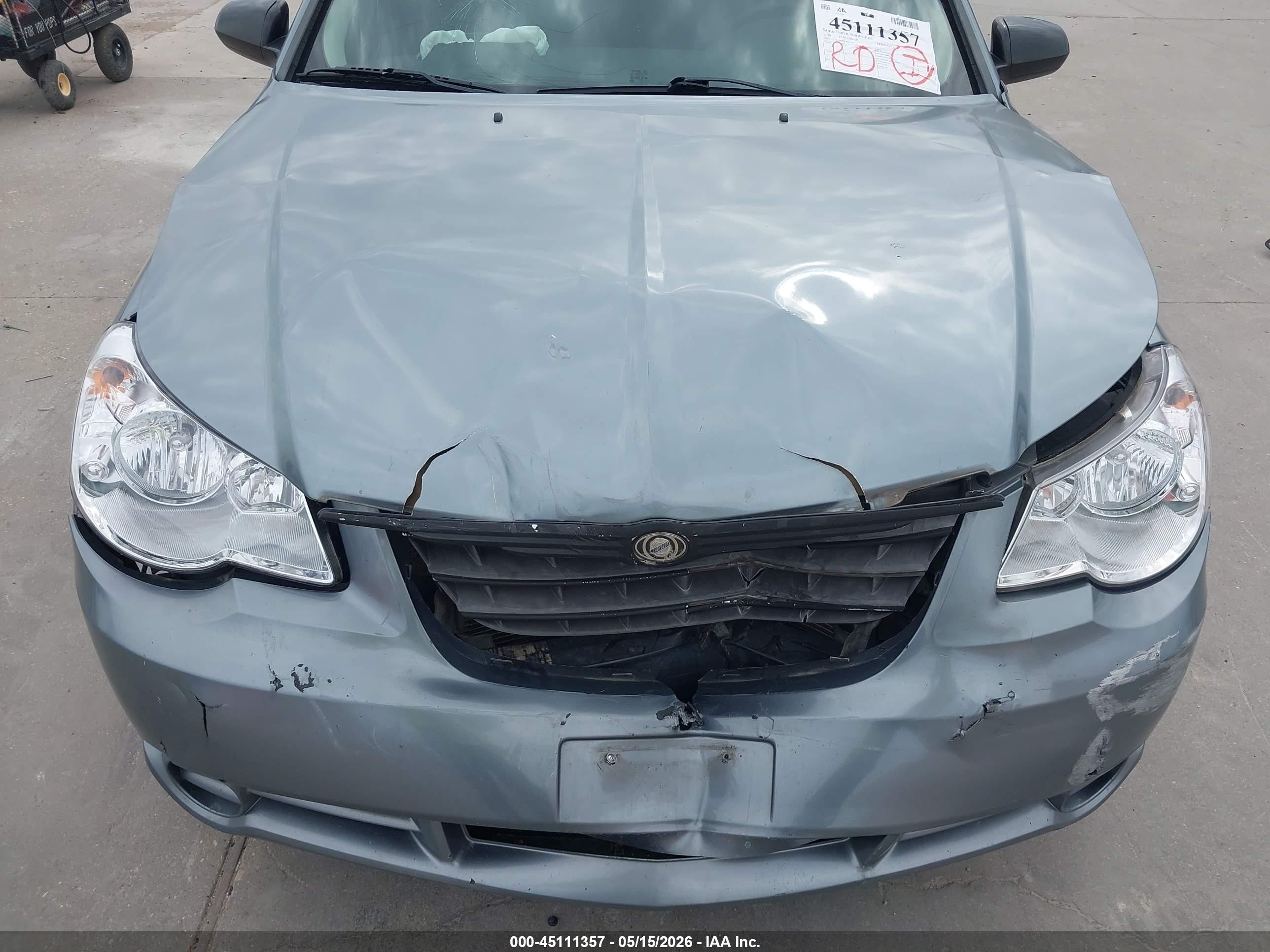 2010 Chrysler Sebring Touring Green vin: 1C3CC4FB8AN210519