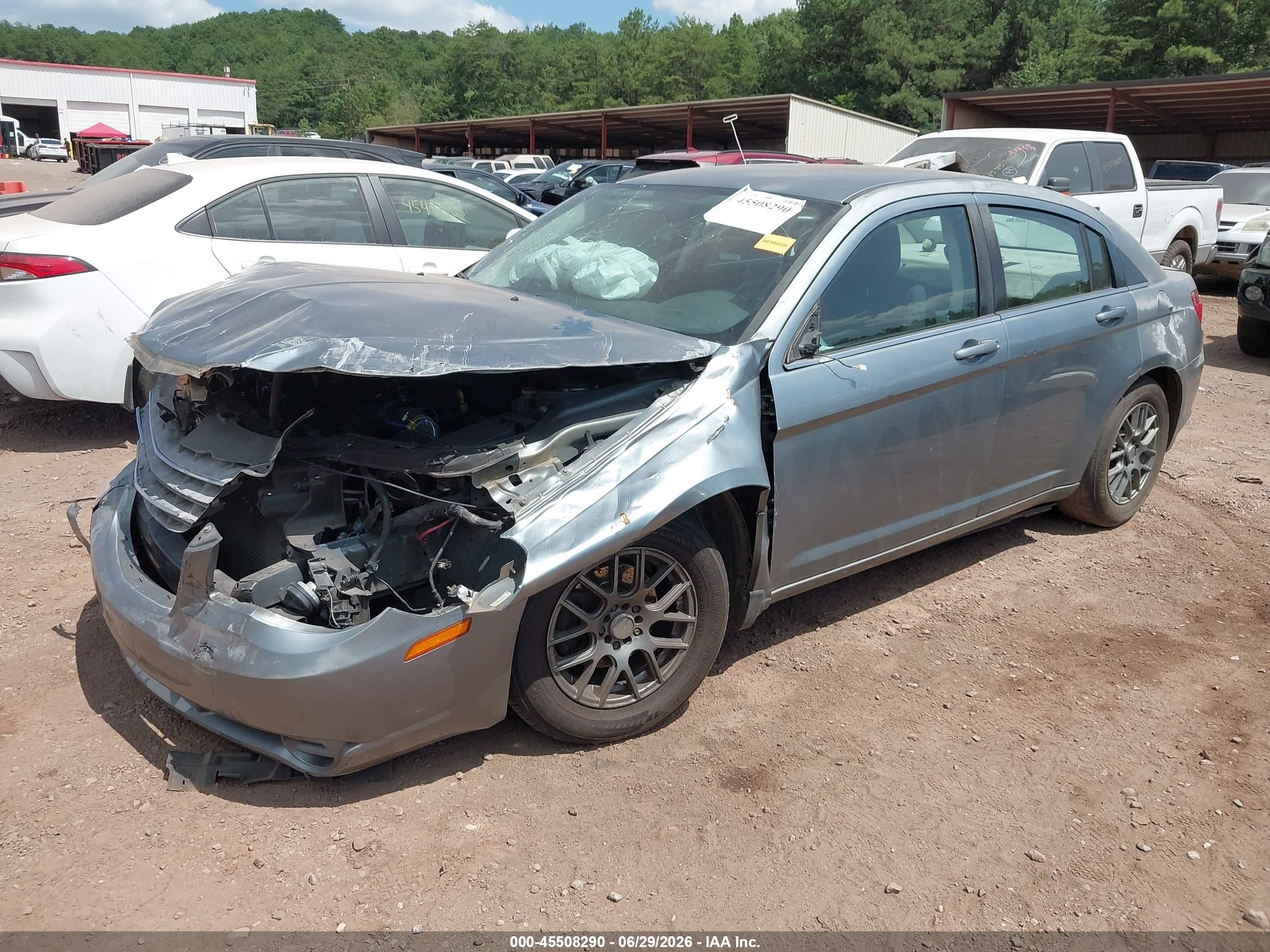 2010 Chrysler Sebring Touring Gray vin: 1C3CC4FBXAN140263