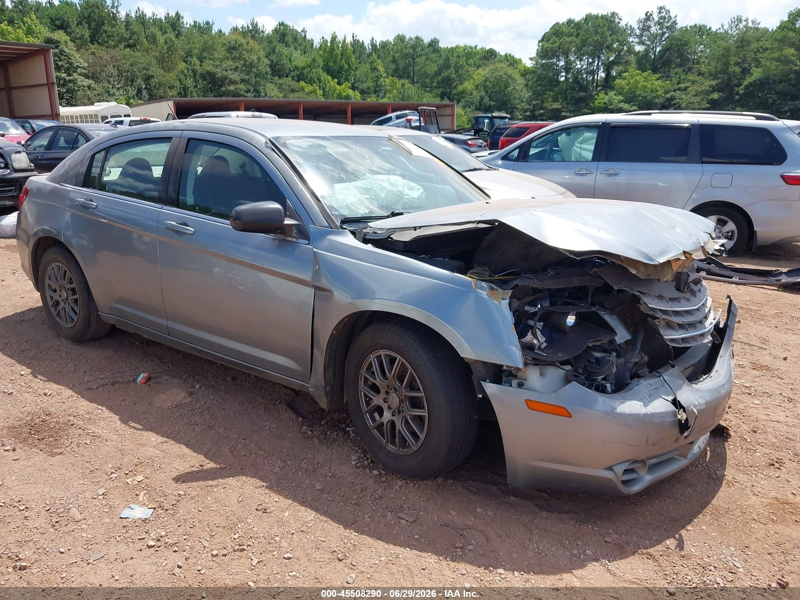 2010 Chrysler Sebring Touring Gray vin: 1C3CC4FBXAN140263
