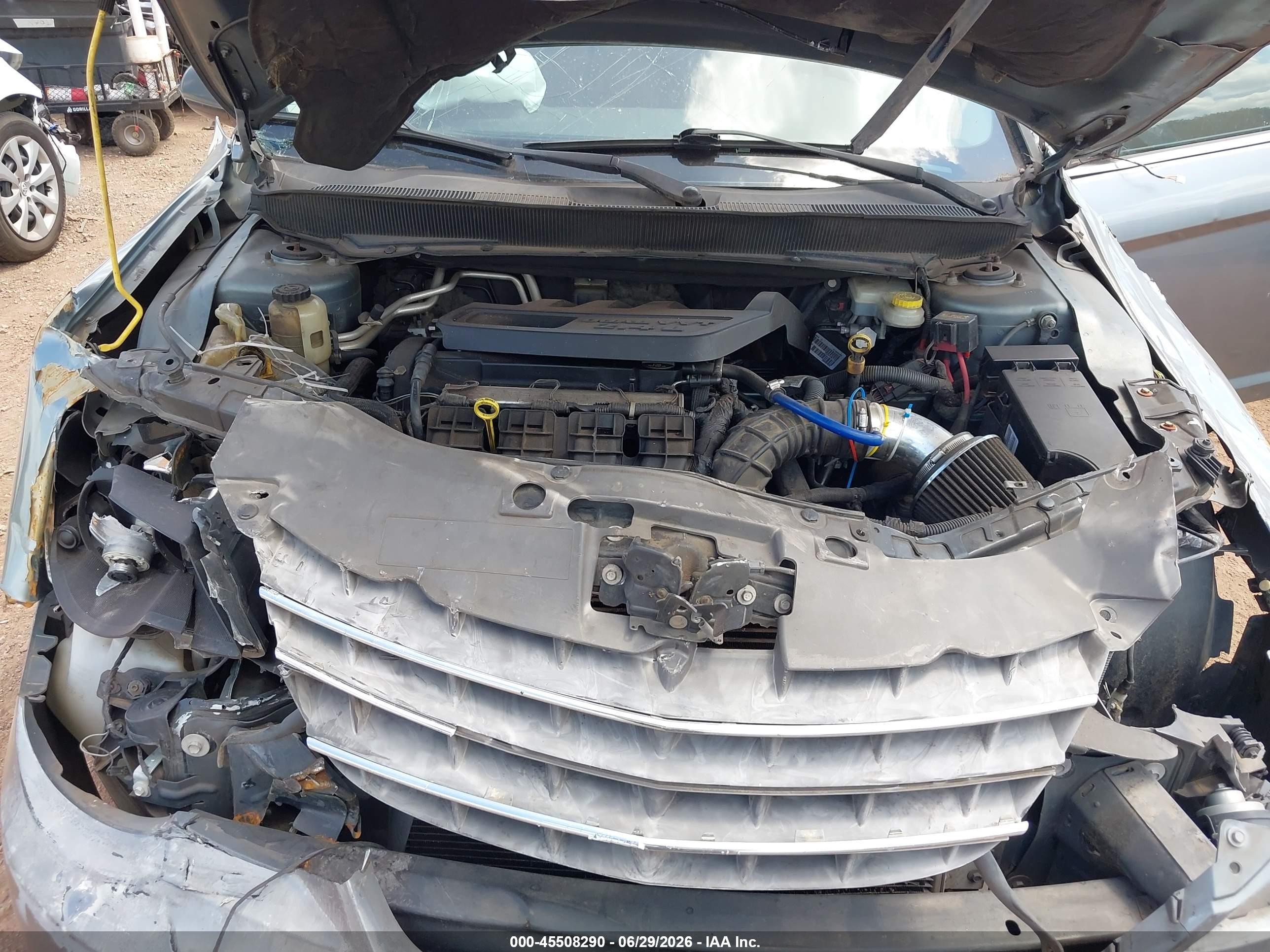 2010 Chrysler Sebring Touring Gray vin: 1C3CC4FBXAN140263