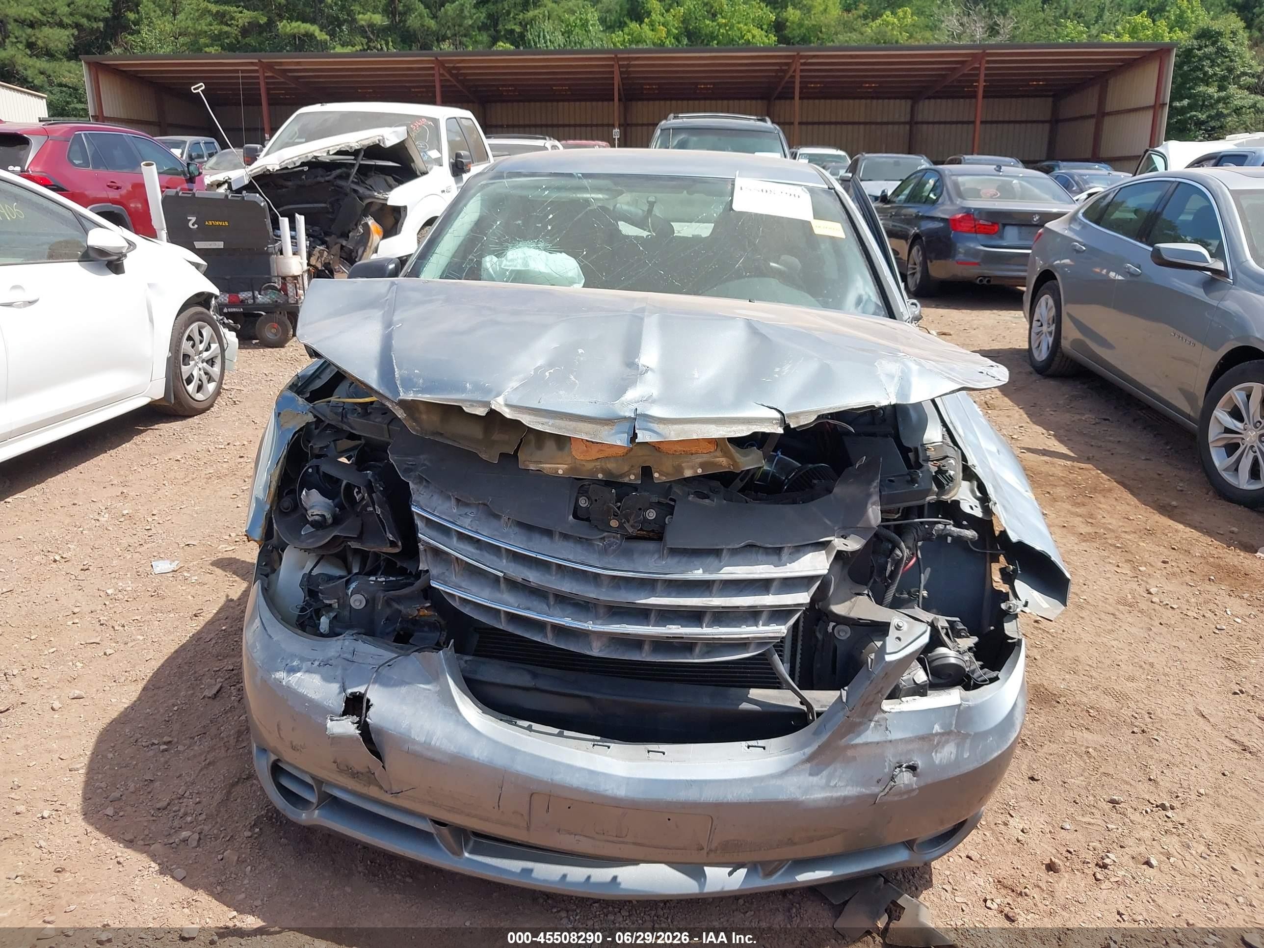 2010 Chrysler Sebring Touring Gray vin: 1C3CC4FBXAN140263