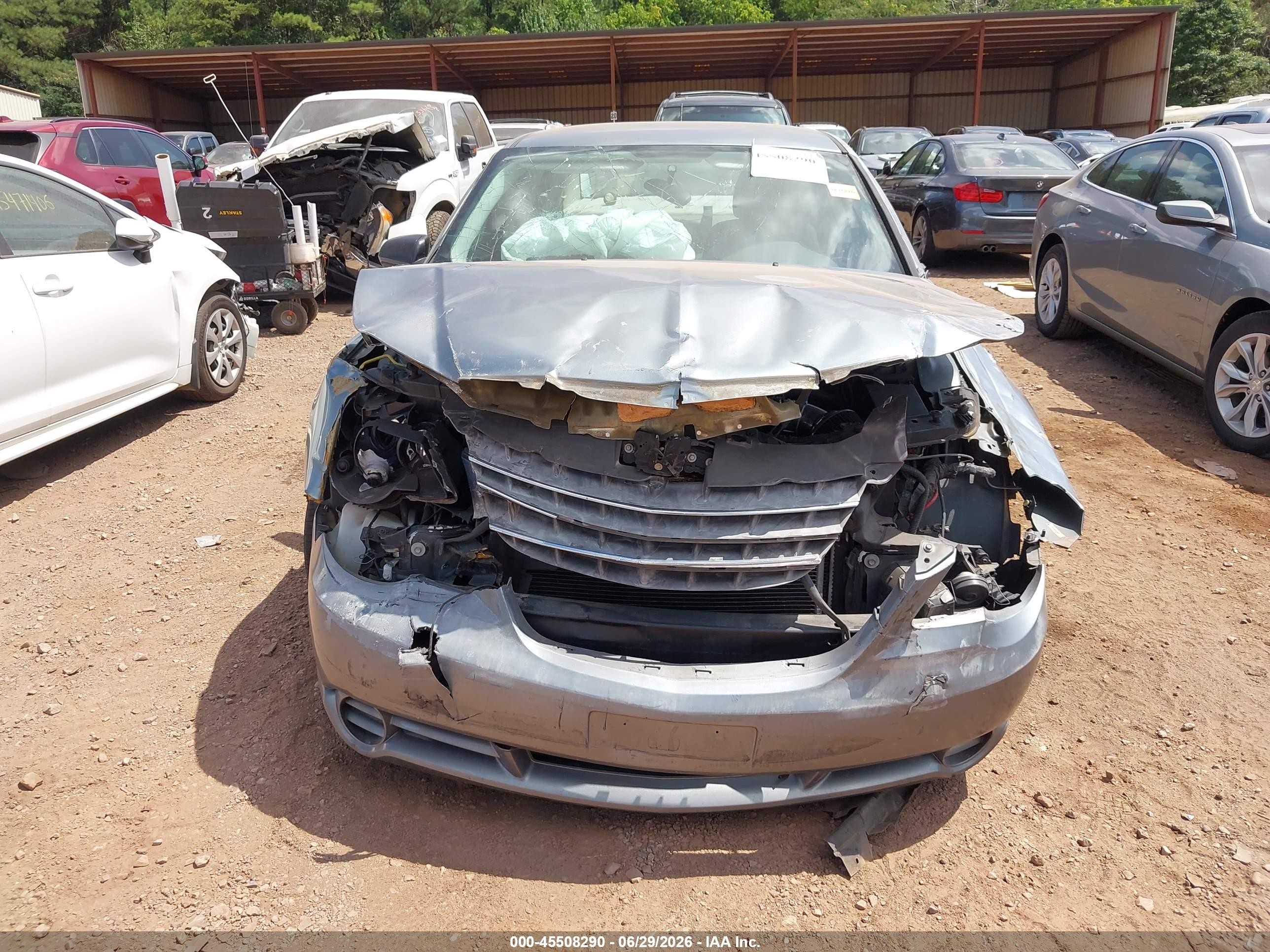 2010 Chrysler Sebring Touring Gray vin: 1C3CC4FBXAN140263