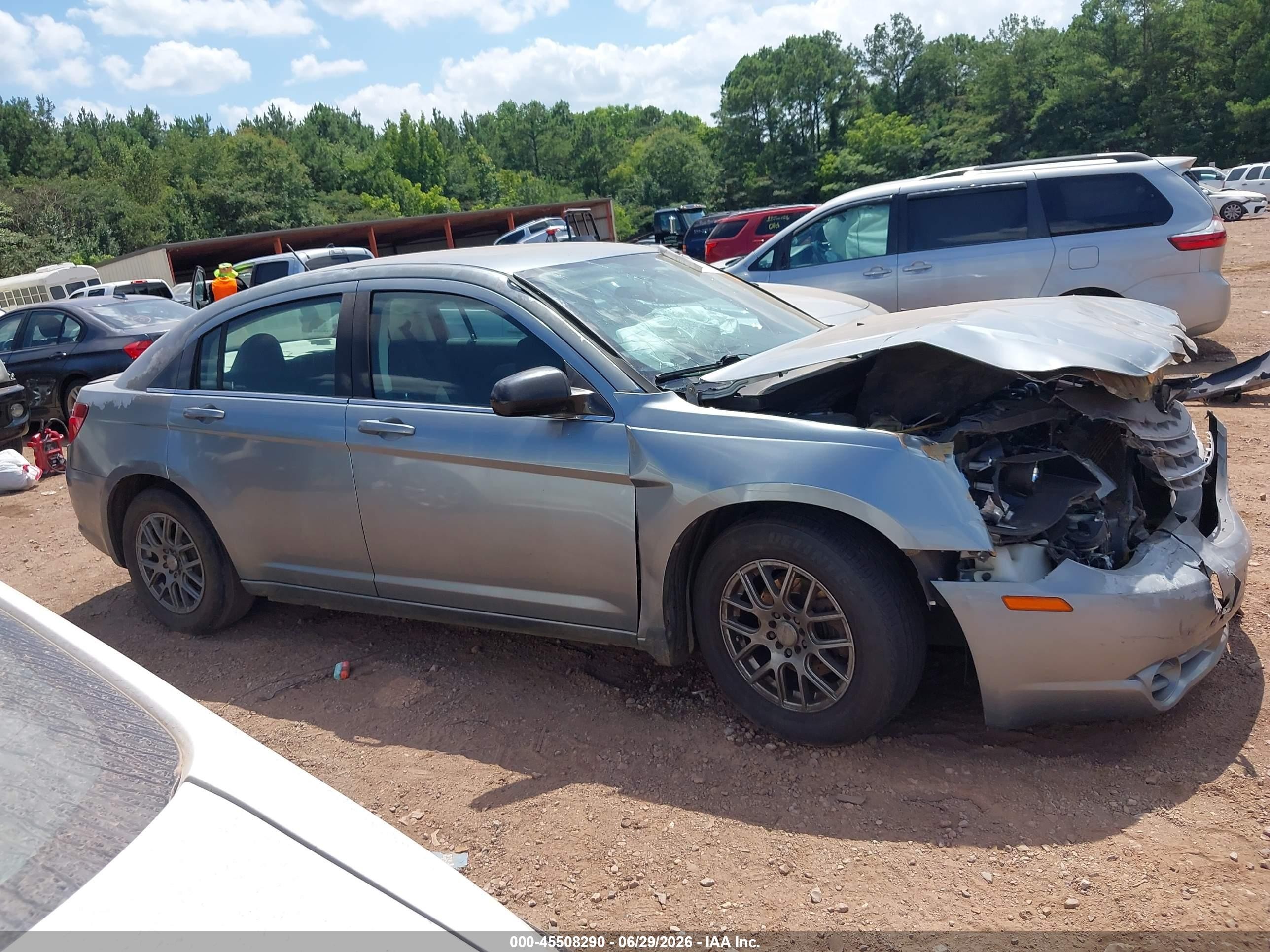 2010 Chrysler Sebring Touring Gray vin: 1C3CC4FBXAN140263