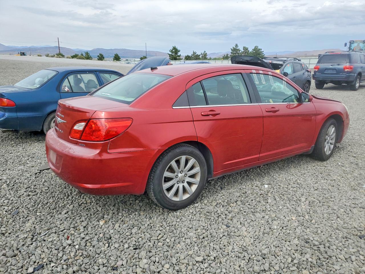 2010 Chrysler Sebring Limited Burgundy vin: 1C3CC5FB2AN163347