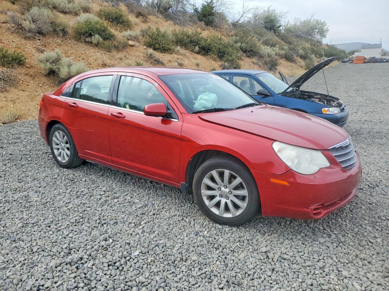 2010 Chrysler Sebring Limited Burgundy vin: 1C3CC5FB2AN163347