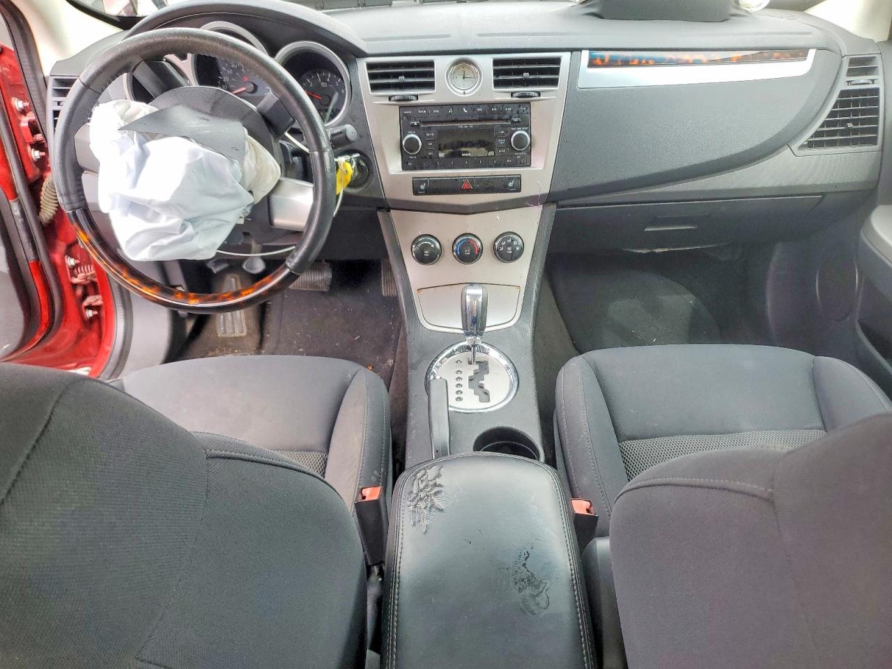 2010 Chrysler Sebring Limited Burgundy vin: 1C3CC5FB2AN163347