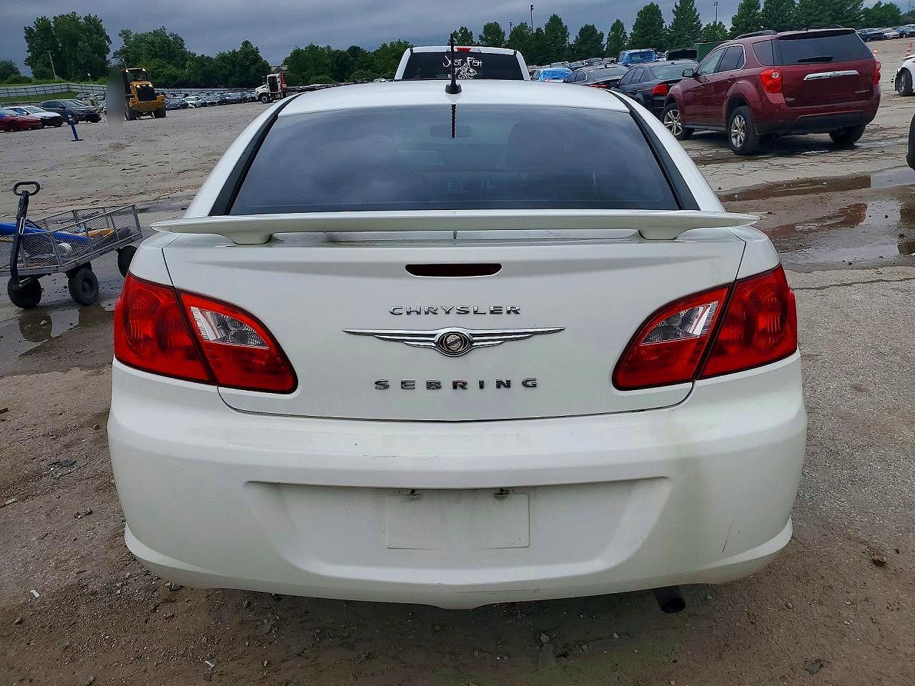 2010 Chrysler Sebring Limited Белый vin: 1C3CC5FB3AN147884