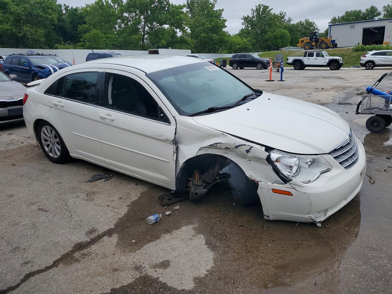 2010 Chrysler Sebring Limited Белый vin: 1C3CC5FB3AN147884