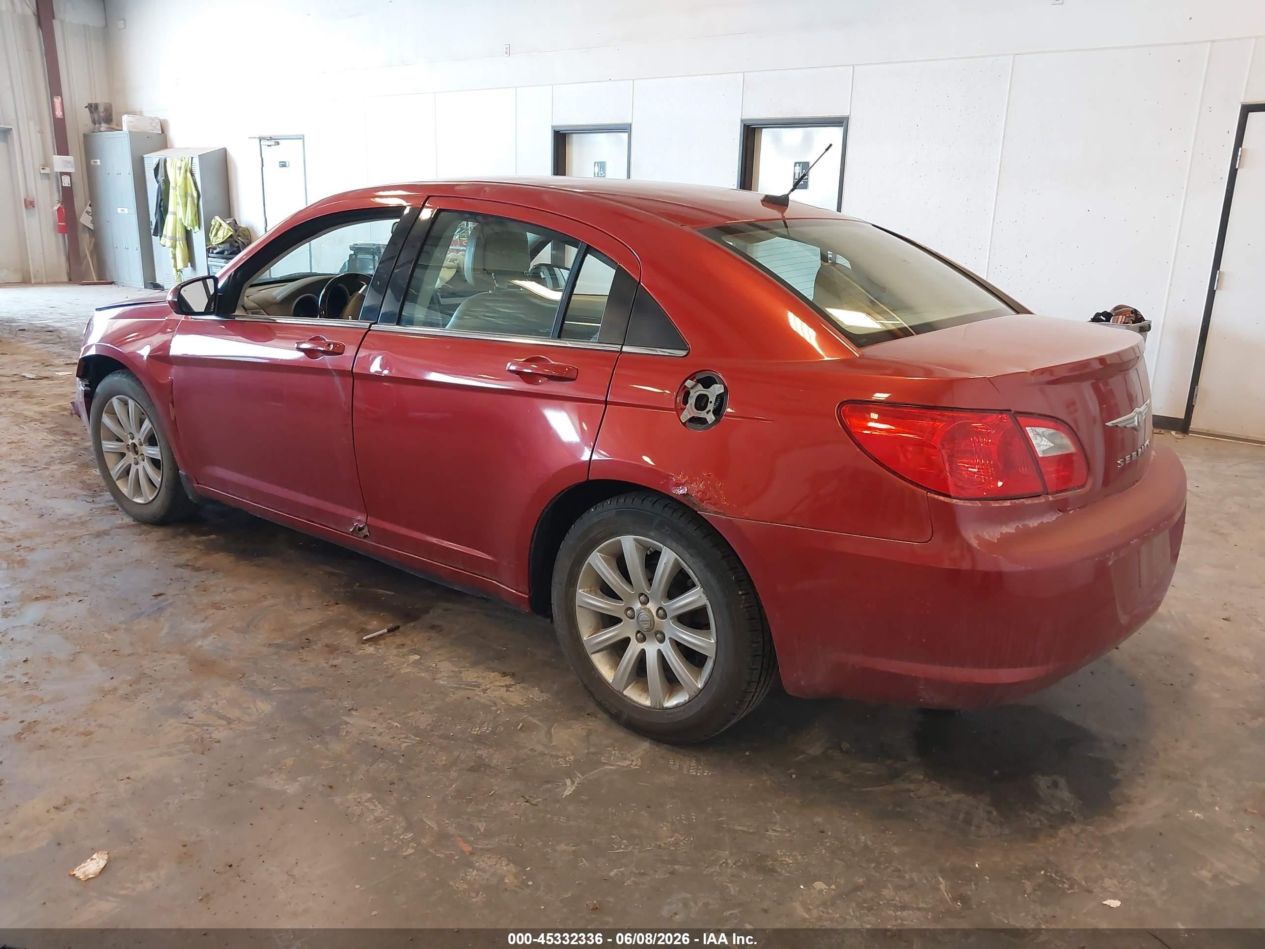 2010 Chrysler Sebring Limited Red vin: 1C3CC5FB3AN232188