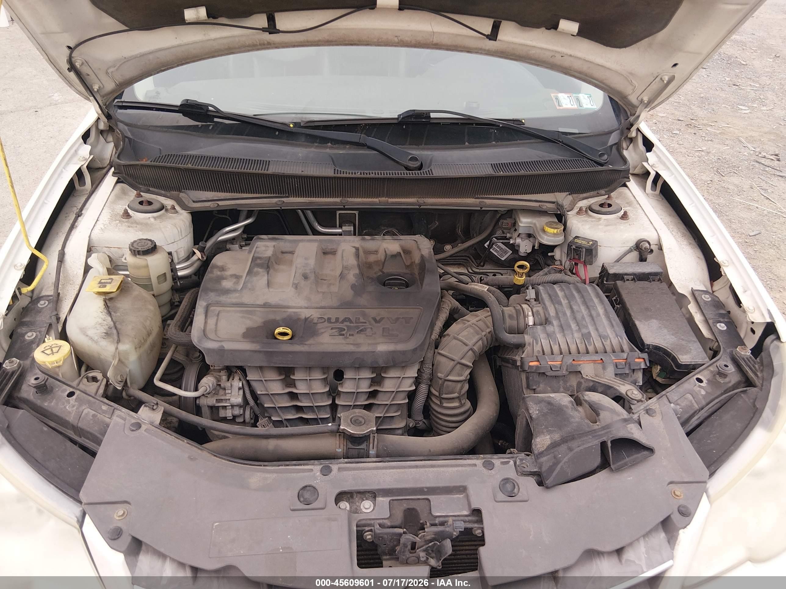 2010 Chrysler Sebring Limited Белый vin: 1C3CC5FB4AN162927