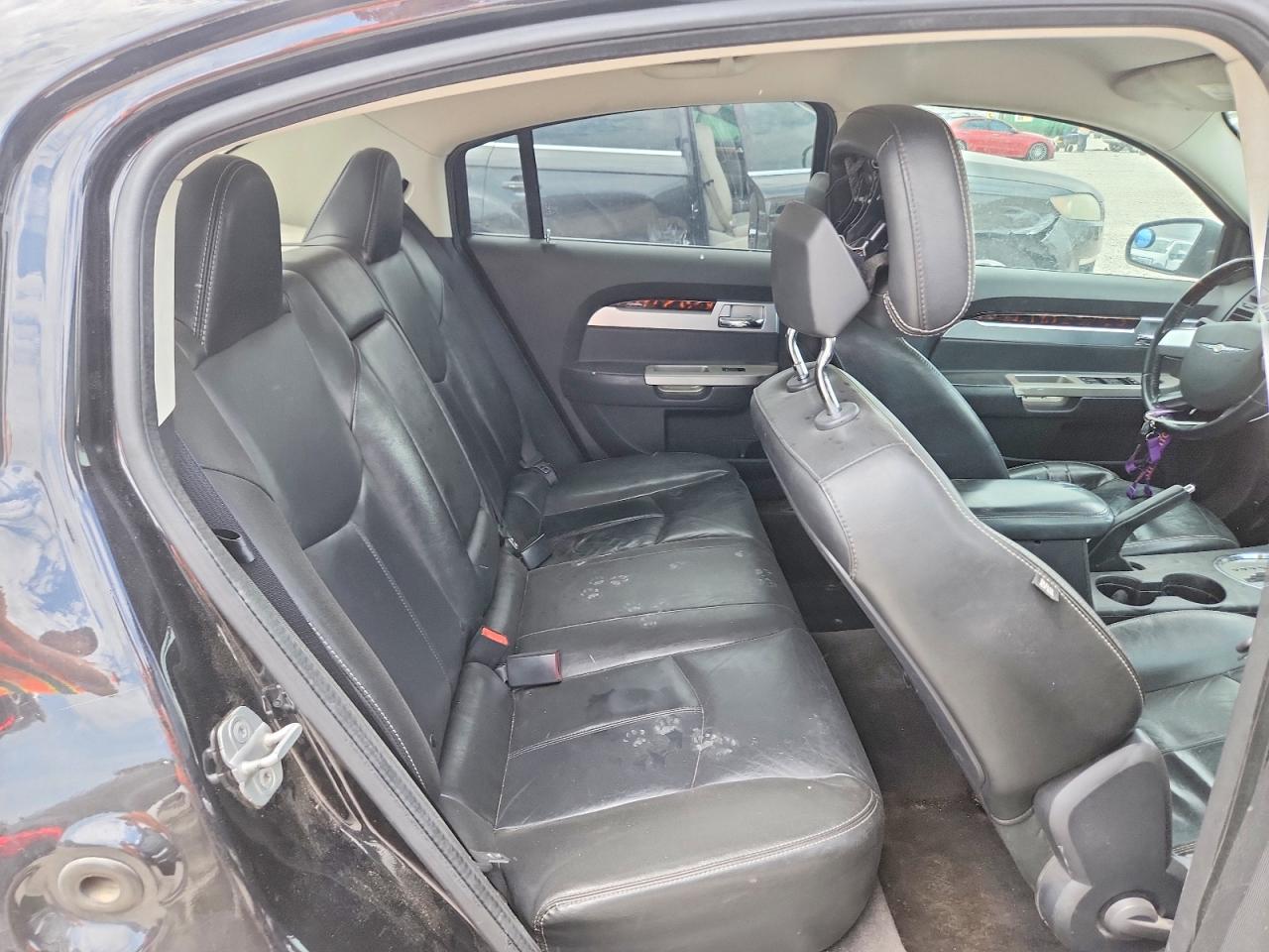 2010 Chrysler Sebring Limited Black vin: 1C3CC5FB5AN135090