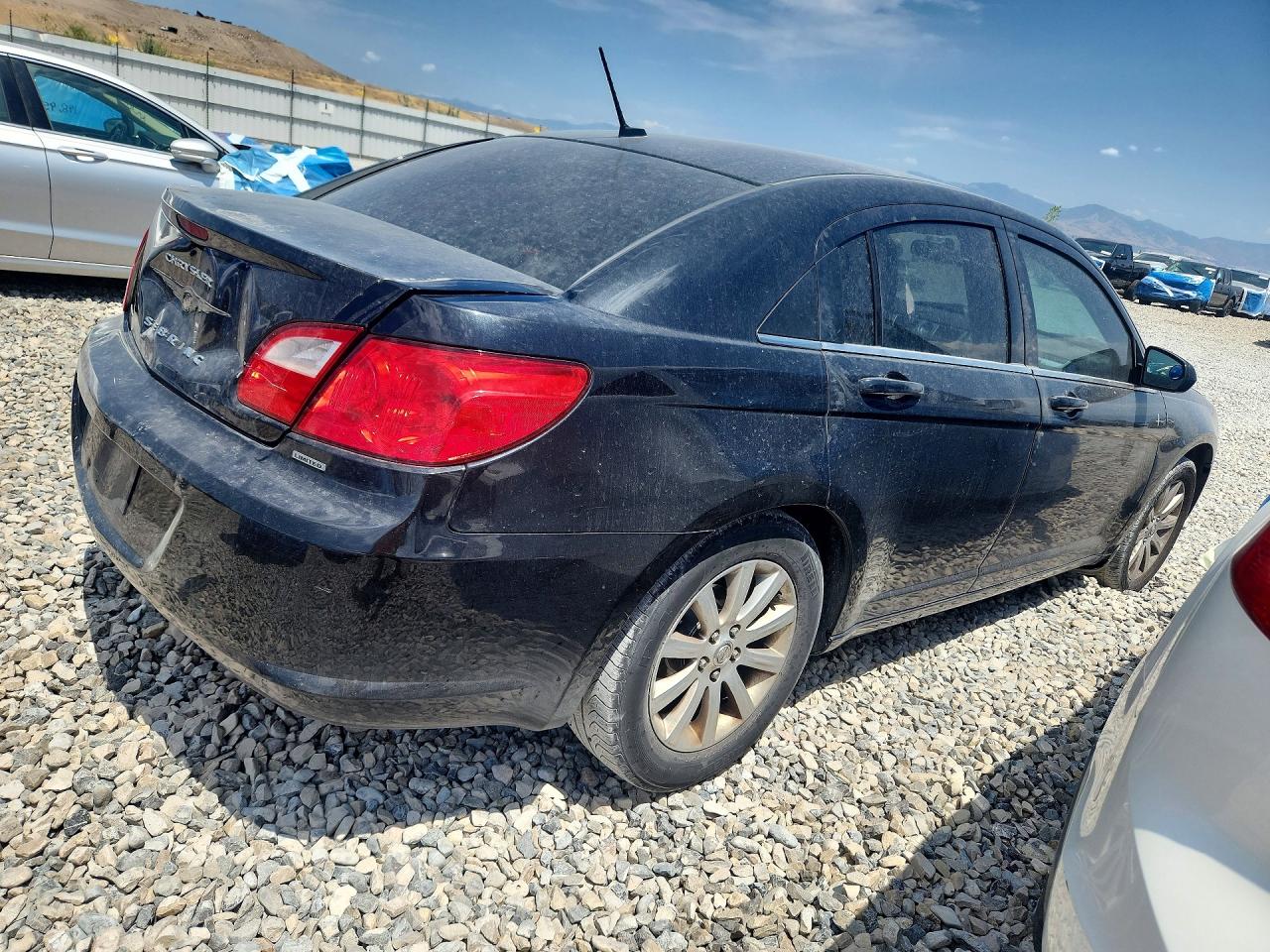 2010 Chrysler Sebring Limited Black vin: 1C3CC5FB5AN135090