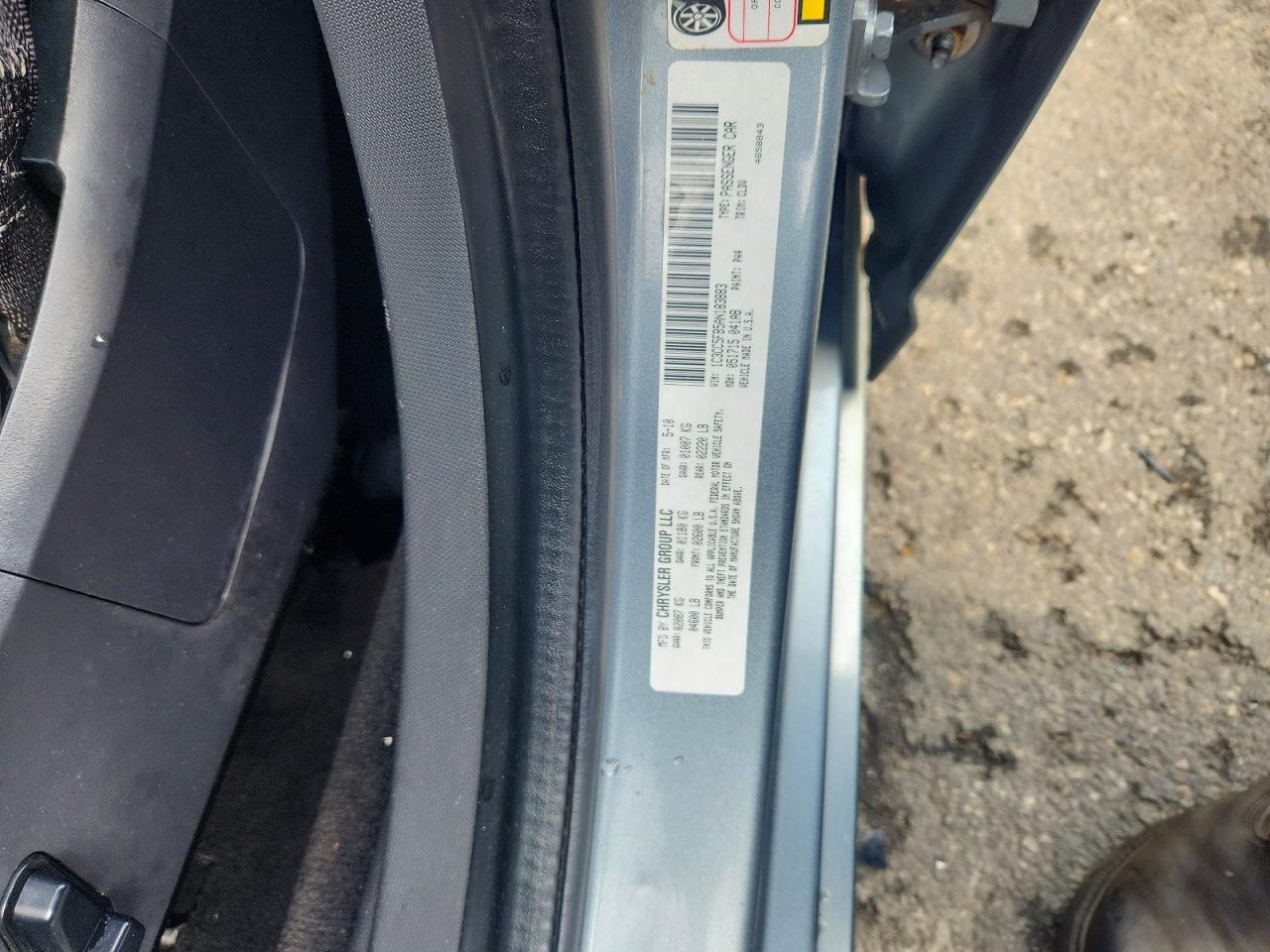 2010 Chrysler Sebring Limited Gray vin: 1C3CC5FB5AN183883
