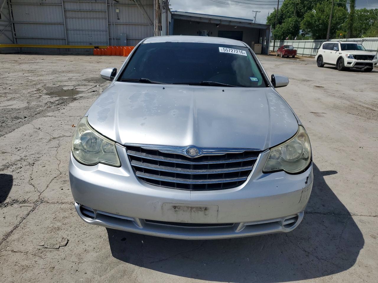 2010 Chrysler Sebring Limited Silver vin: 1C3CC5FB6AN135437