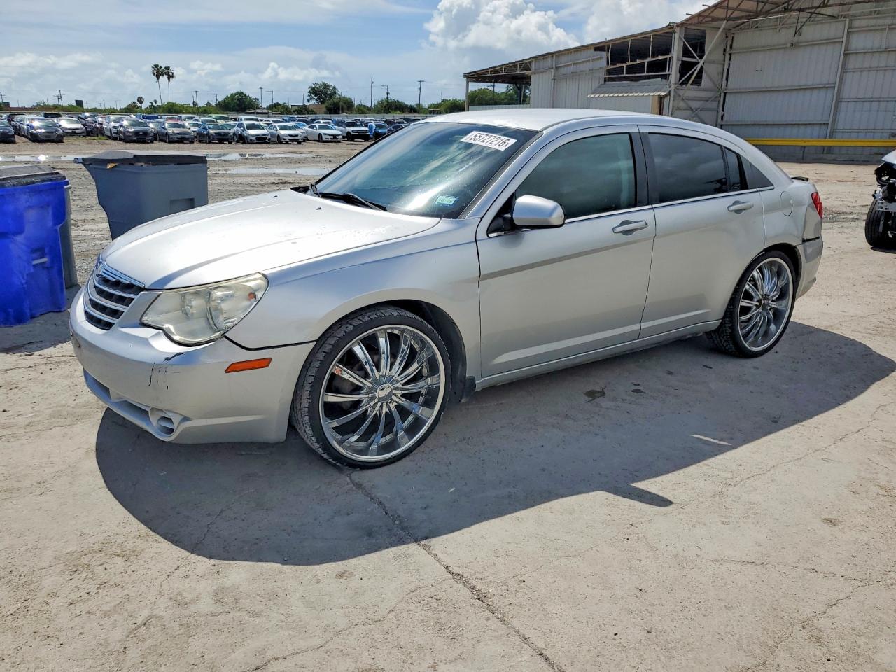 2010 Chrysler Sebring Limited Silver vin: 1C3CC5FB6AN135437